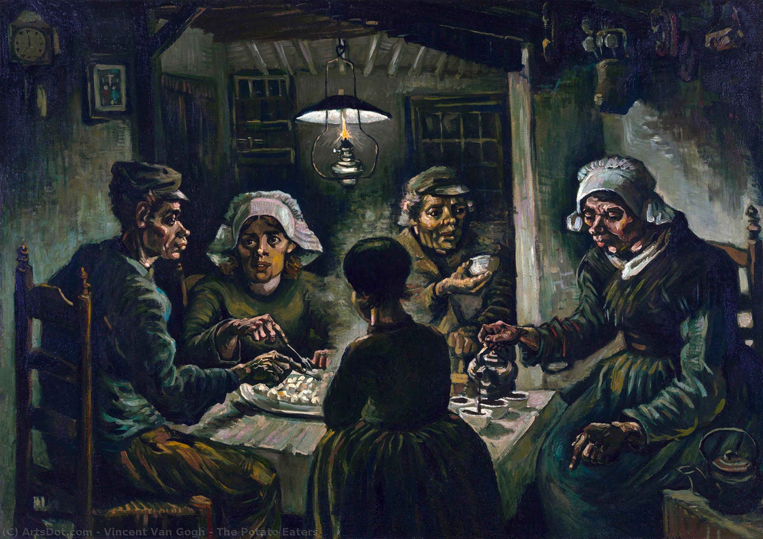 vincent willem van gogh - Kartoffelespiserne