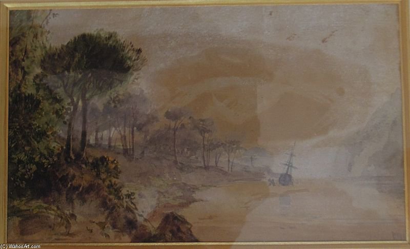 Seaside Ship — William Wyld