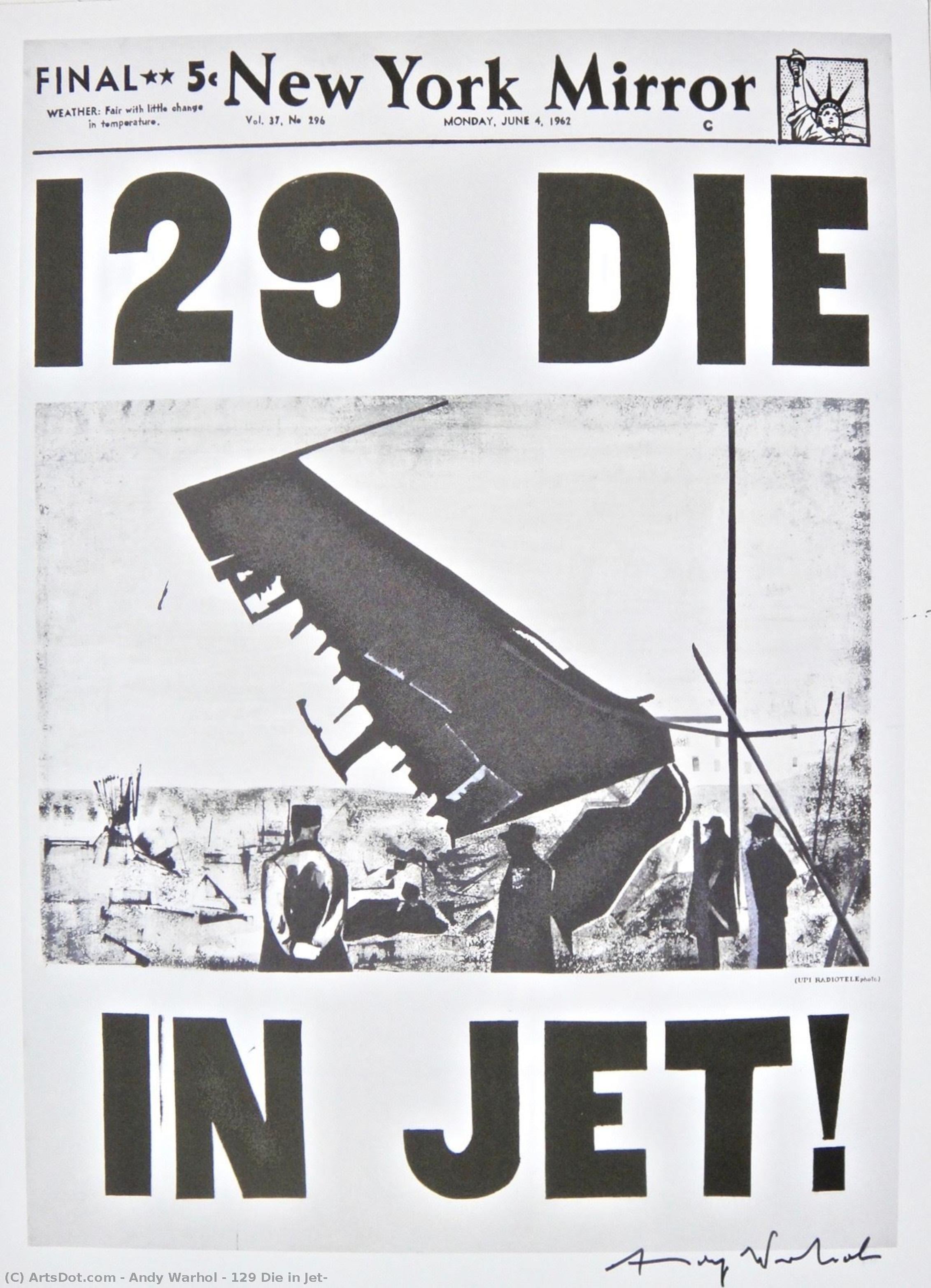 Andy Warhol - 129 Die in Jet!