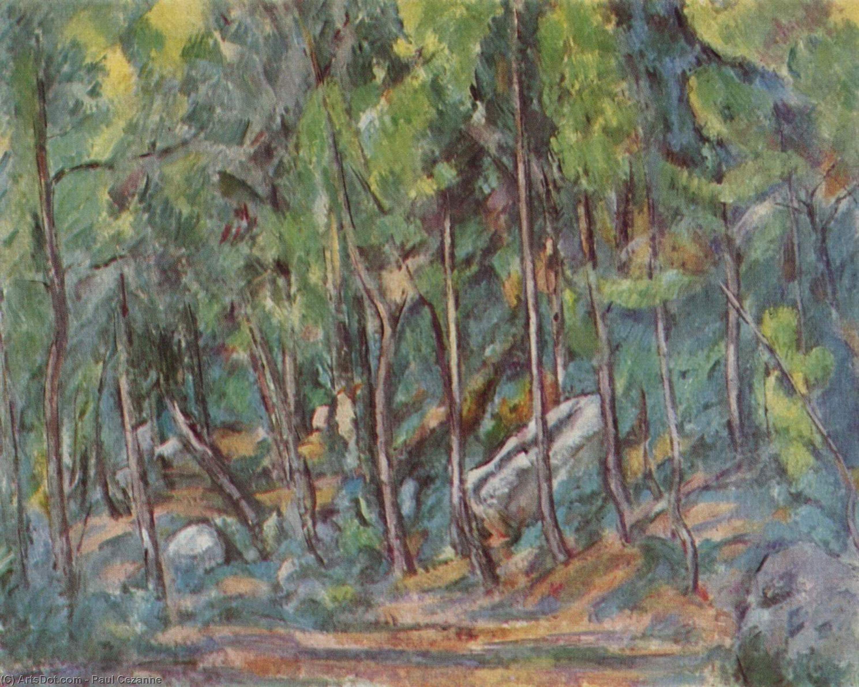 Paul Cézanne - In the Forest of Fontainbleau