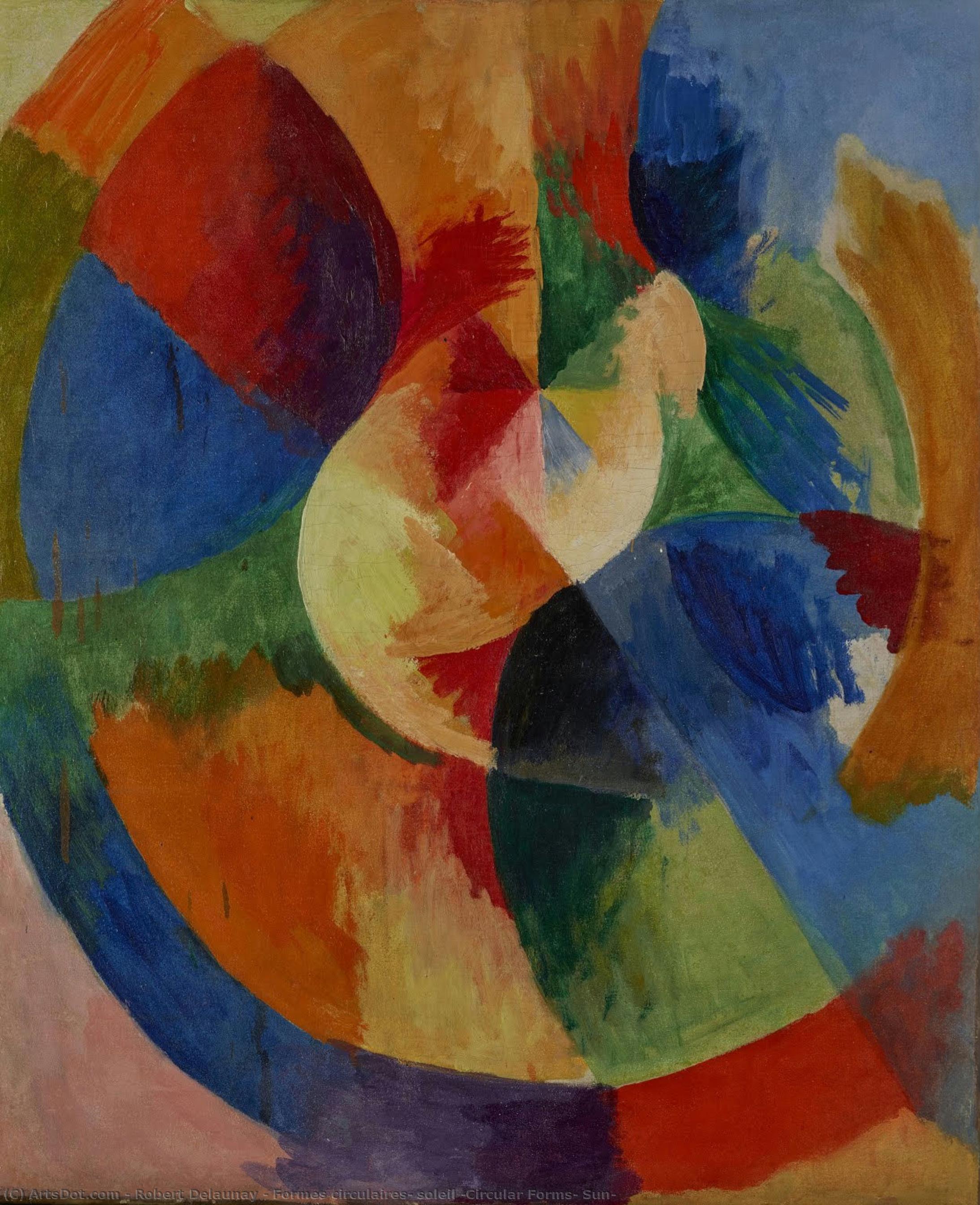 Kreisförmige Formen, Sonne (circular Forms, Sun) — Robert Delaunay