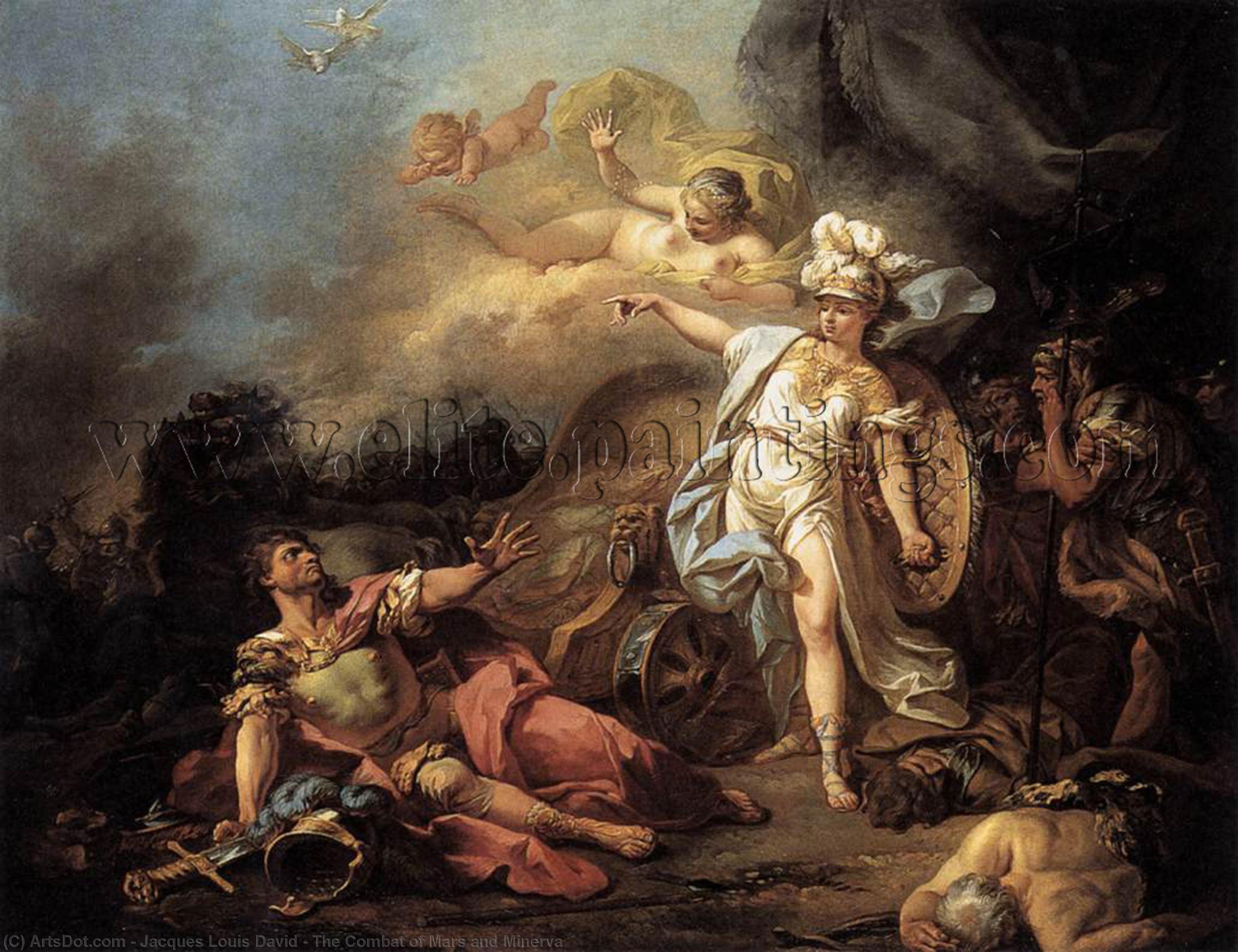 Lo Scontro Tra Marte E Minerva — Jacques-louis David