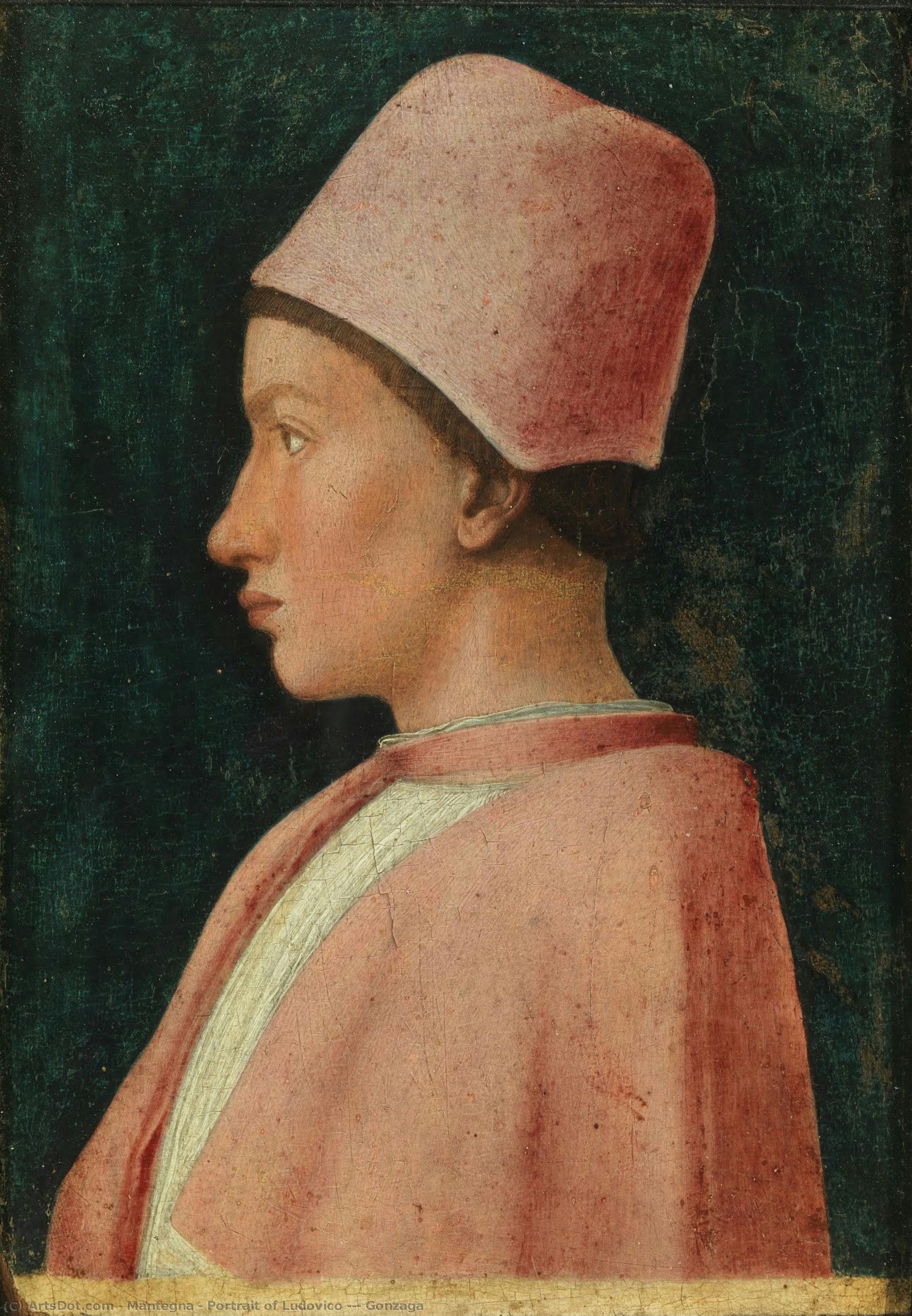 Portræt Af Ludovico (?) Gonzaga — Andrea Mantegna