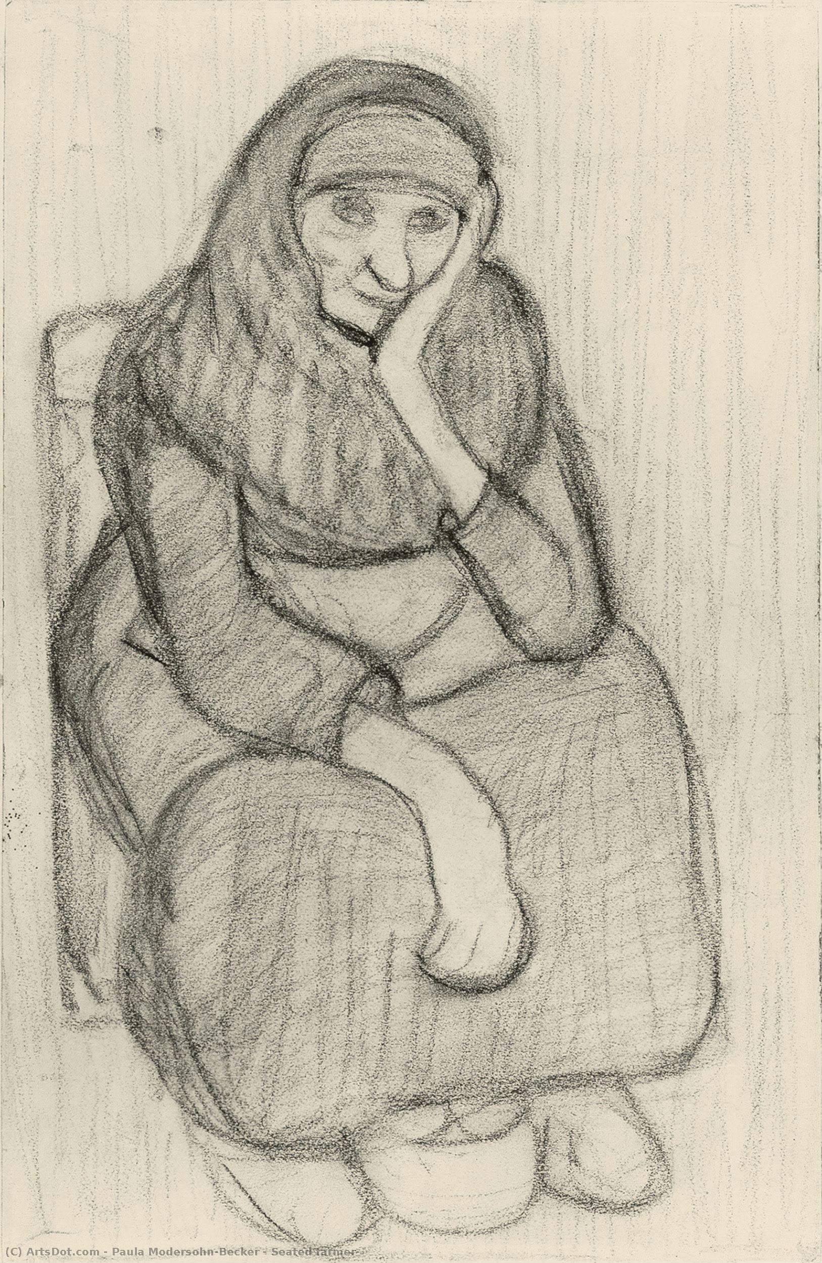 Seated Farmer — Paula Modersohn-beckerová