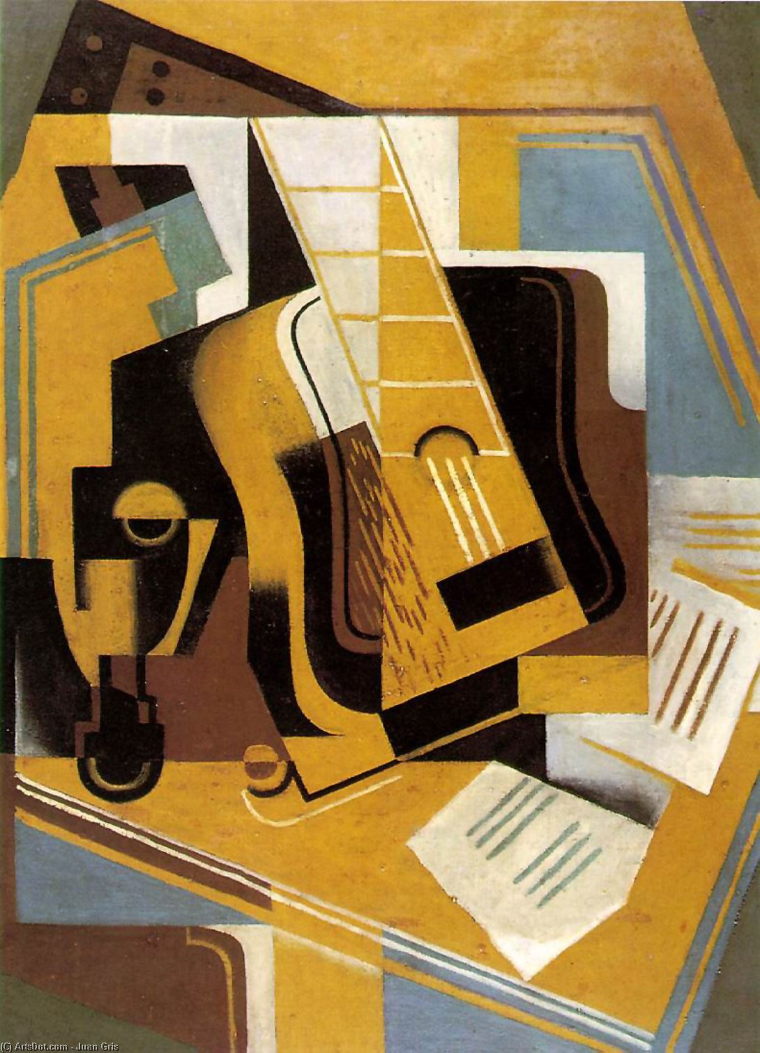 Die Gitarre - - — Juan Gris