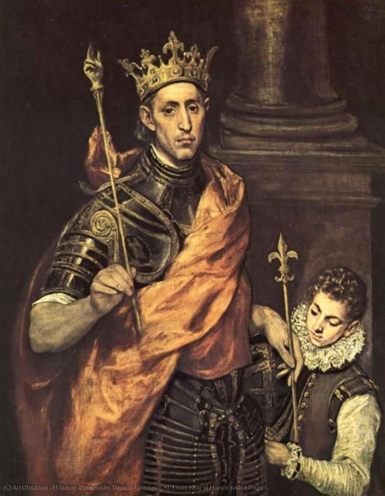 St. Louis King Of France With A Page — El Greco