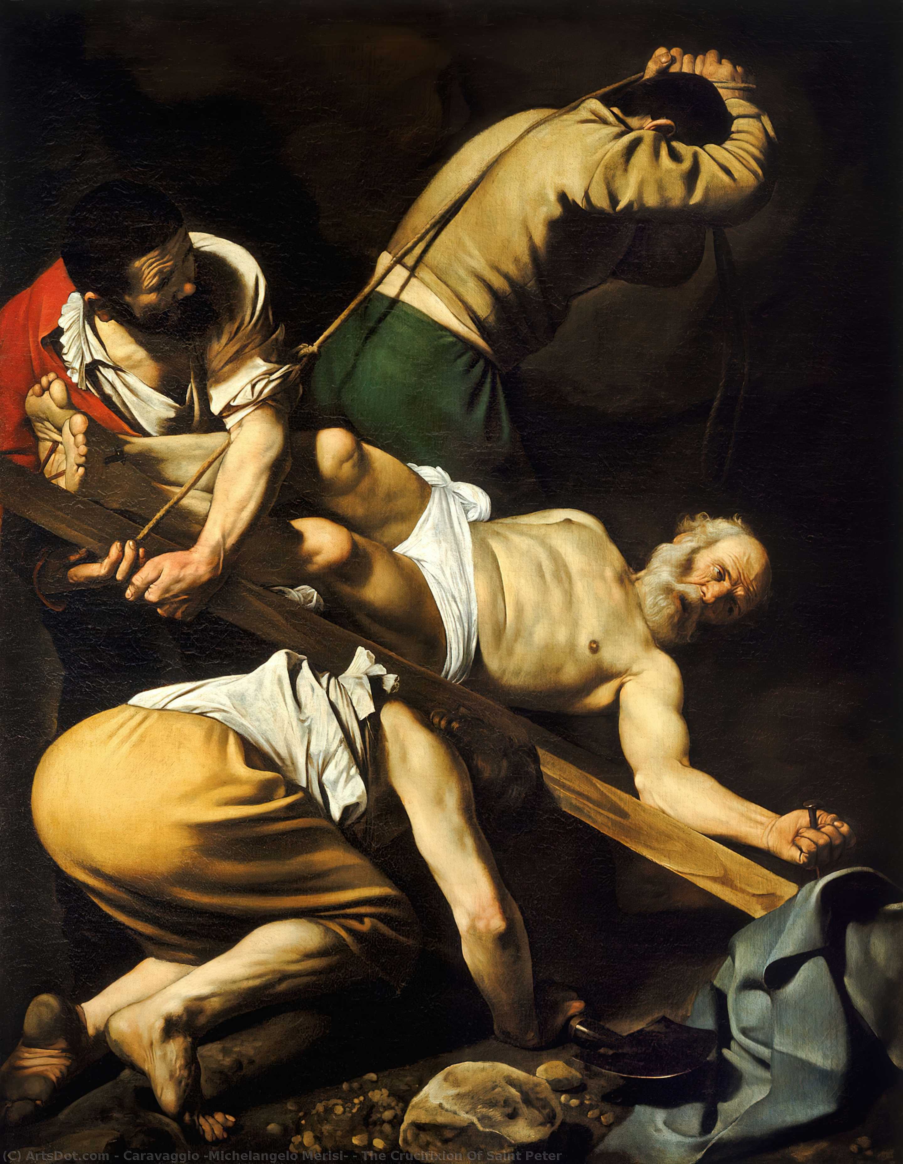 The Crucifixion Of Saint Peter — Caravaggio