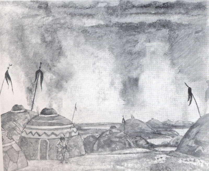 Polovtsian Camp — Nikolai Roerich