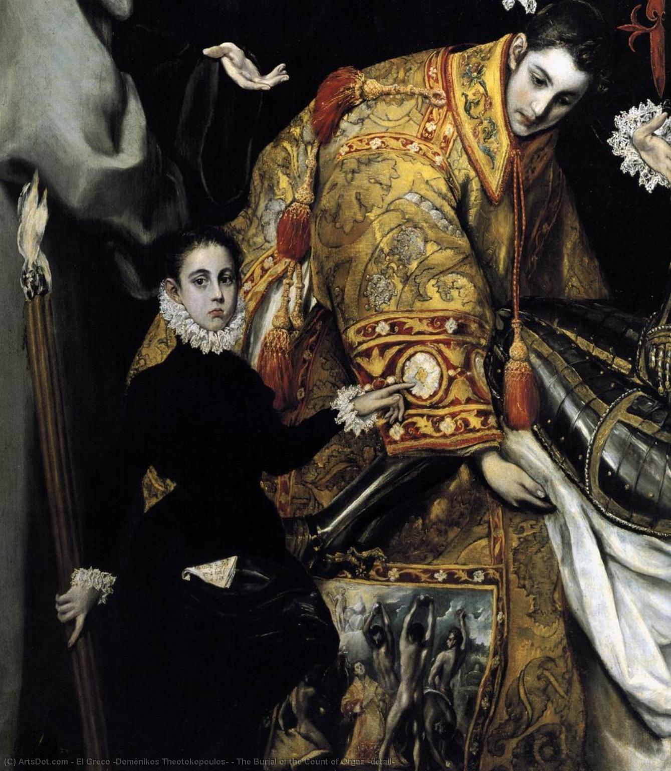 El Greco (doménikos Theotokopoulos) 480 X 360 Cm Byzantine Traditions, Western Painting, Tintoretto, Titian El Greco Museum, Toledo Oil On Canvas Late Mannerism Division Between Heaven And Earth, Elongated Figures, Vibrant Colors Dramatic, Expressi — El Greco