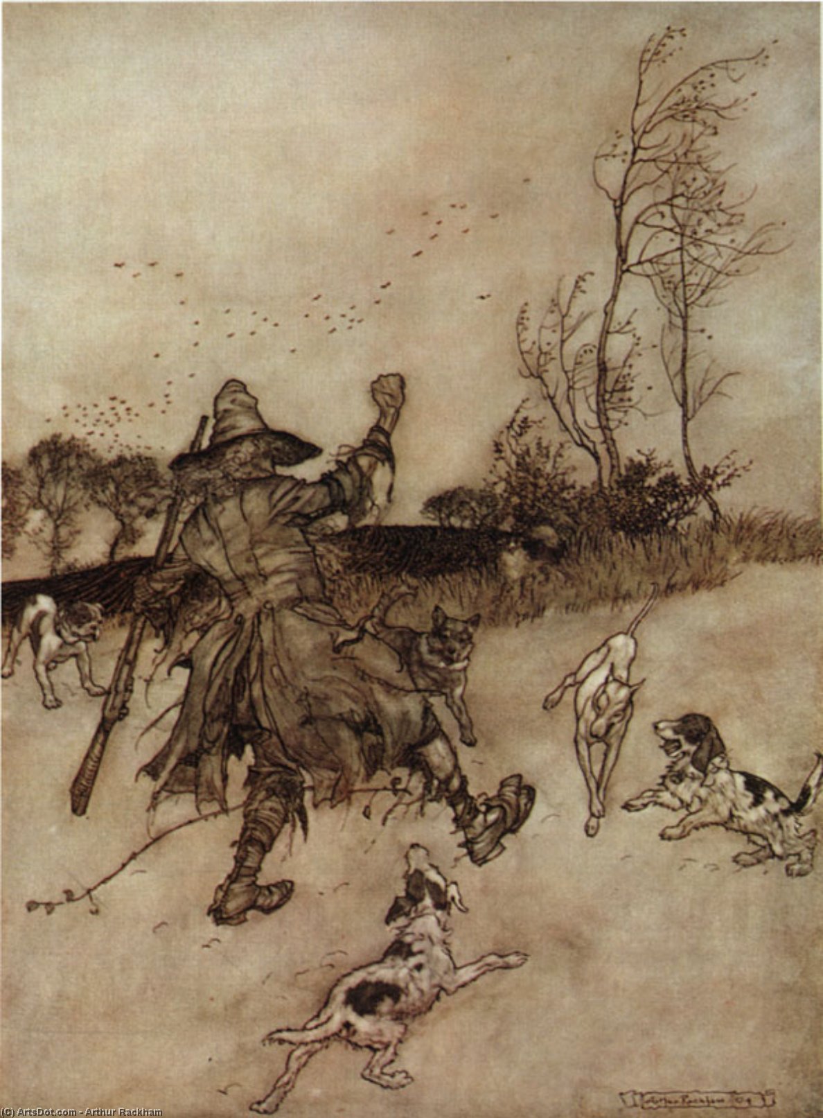 Rip Van Winkle 34 — Arthur Rackham