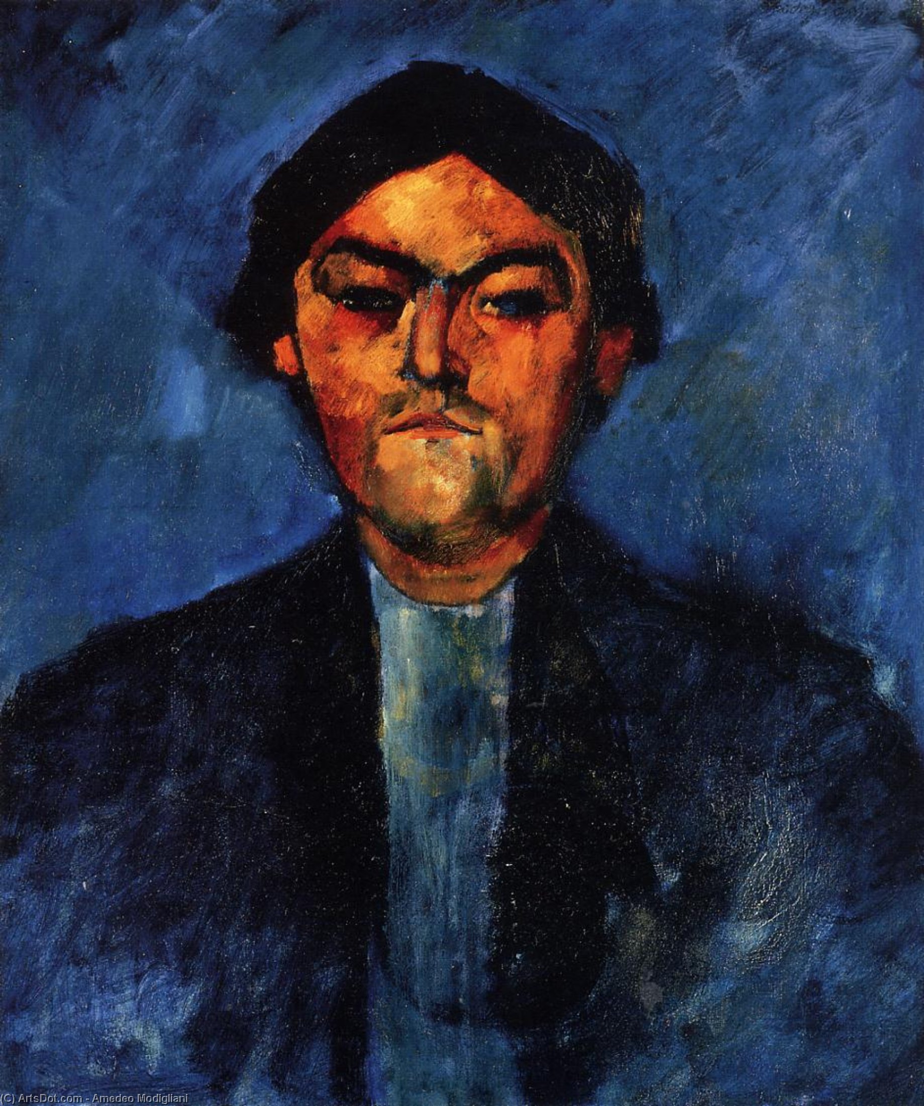 Amedeo Clemente Modigliani - Le Typographe (Pedro)