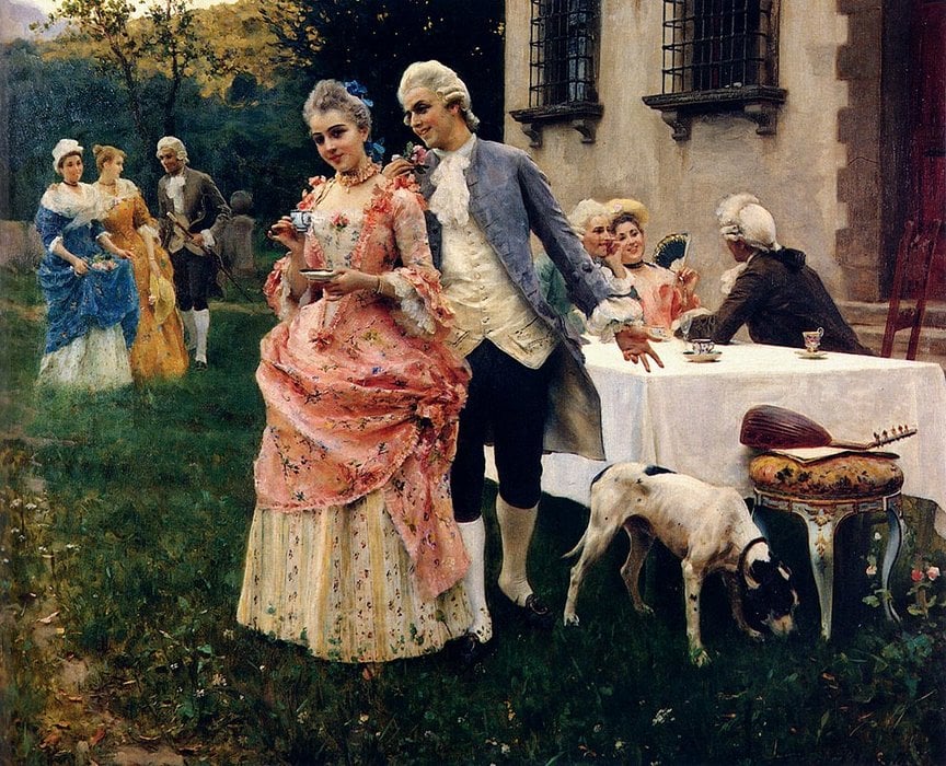 An Afternoon Tea — Federigo Andreotti