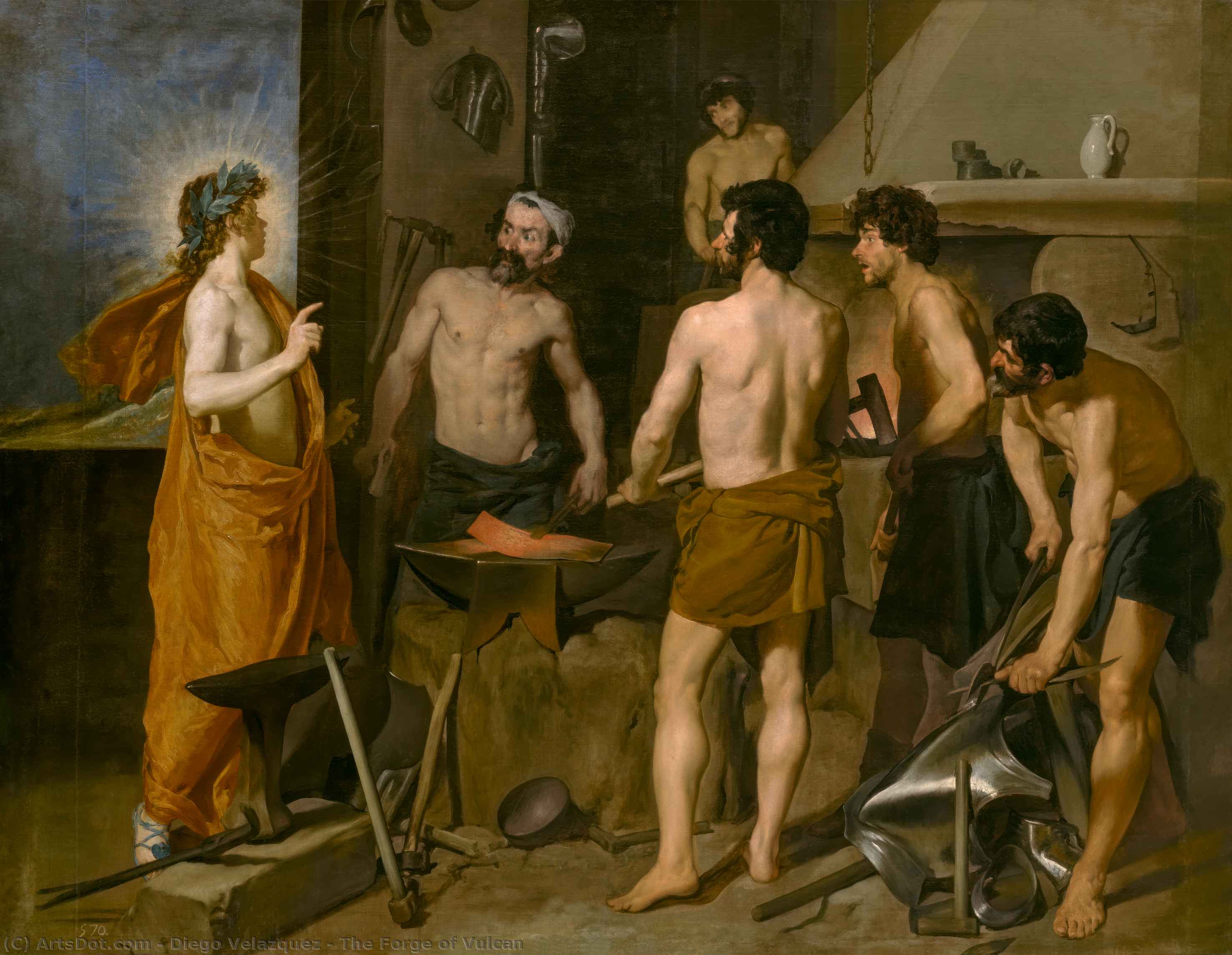 La Forge De Vulcain — Diego Rodríguez De Silva Y Velázquez
