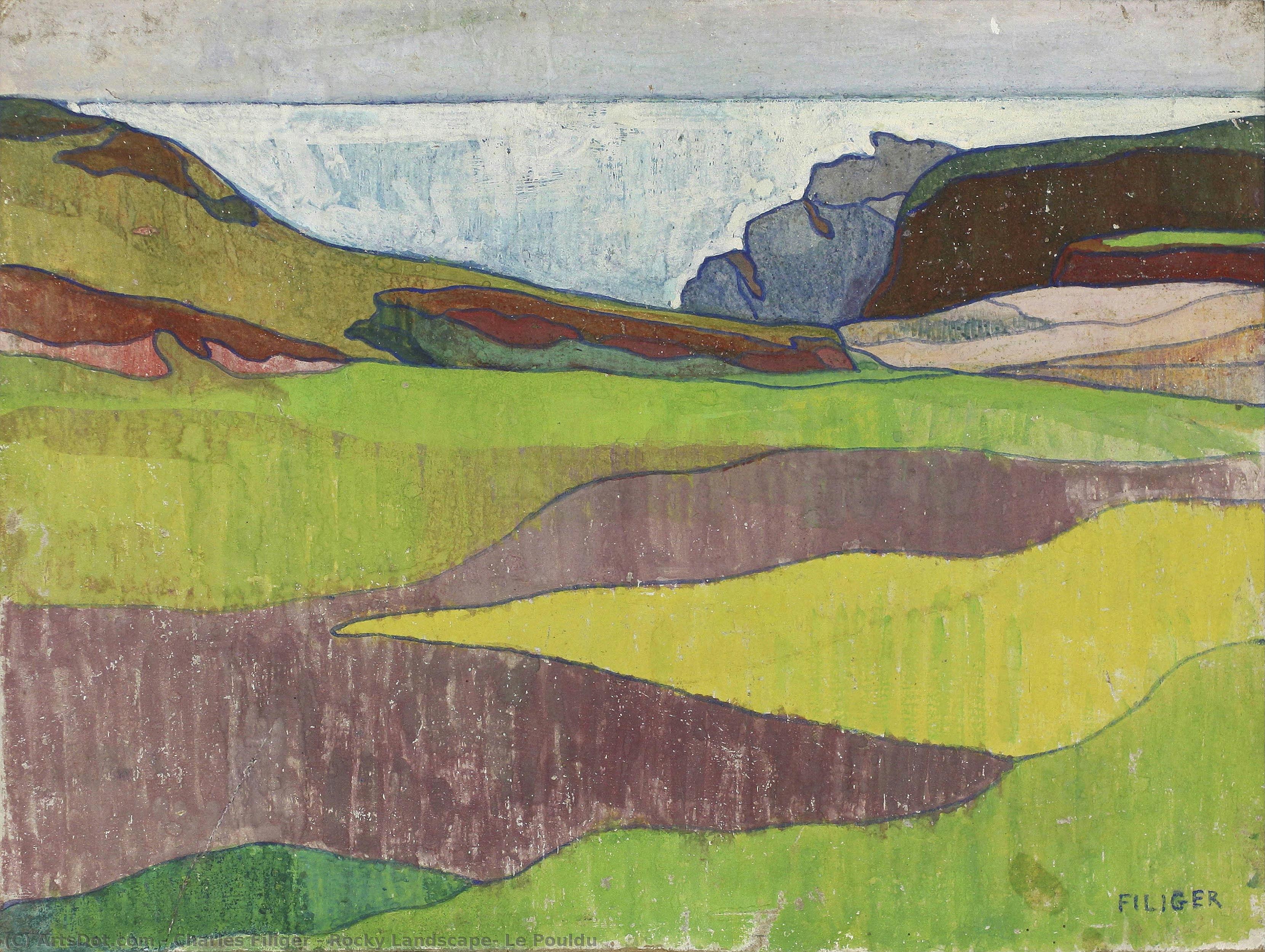 Rocky Landscape, Le Pouldu — Charles Filiger