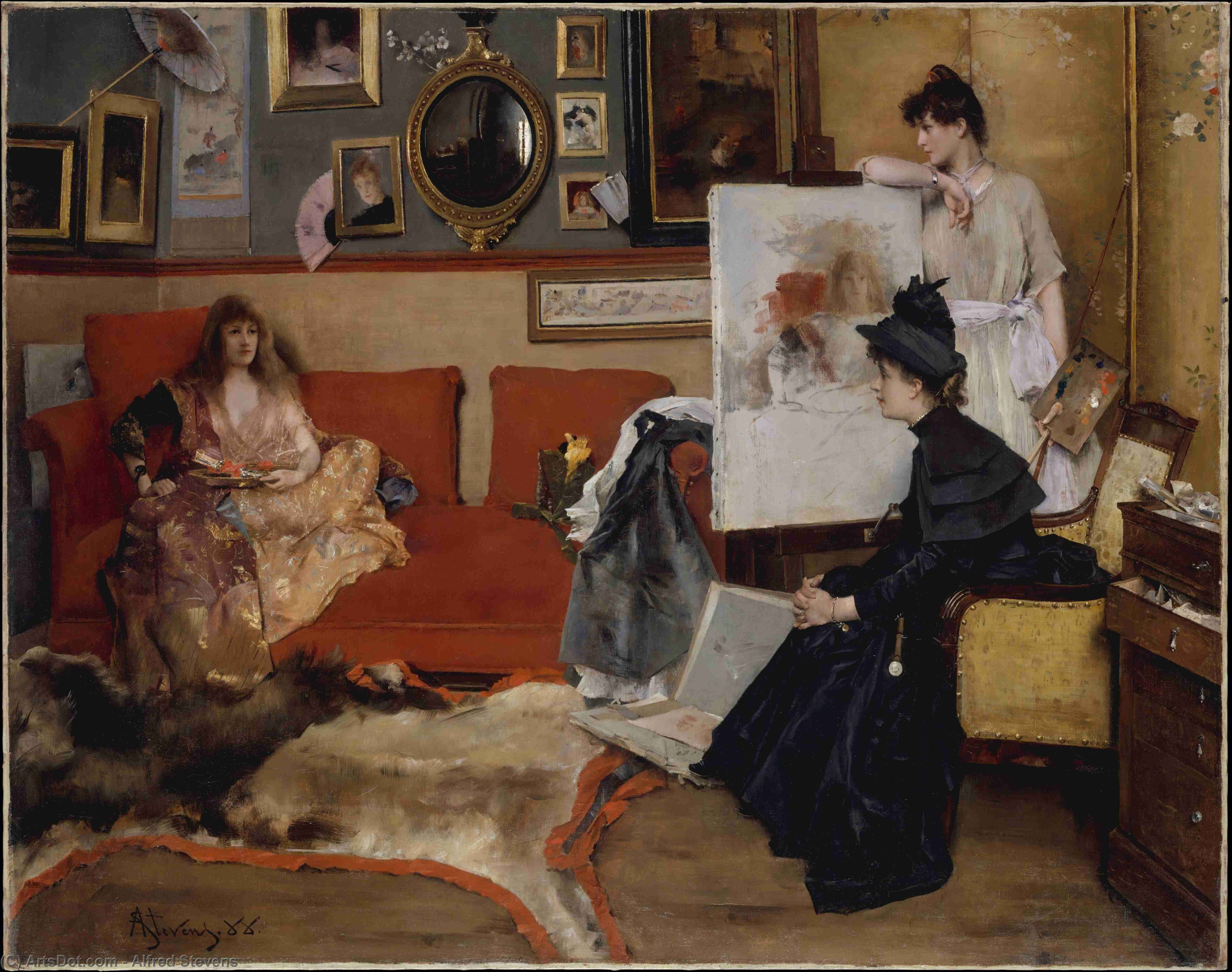 The Atelier — Alfred Stevens