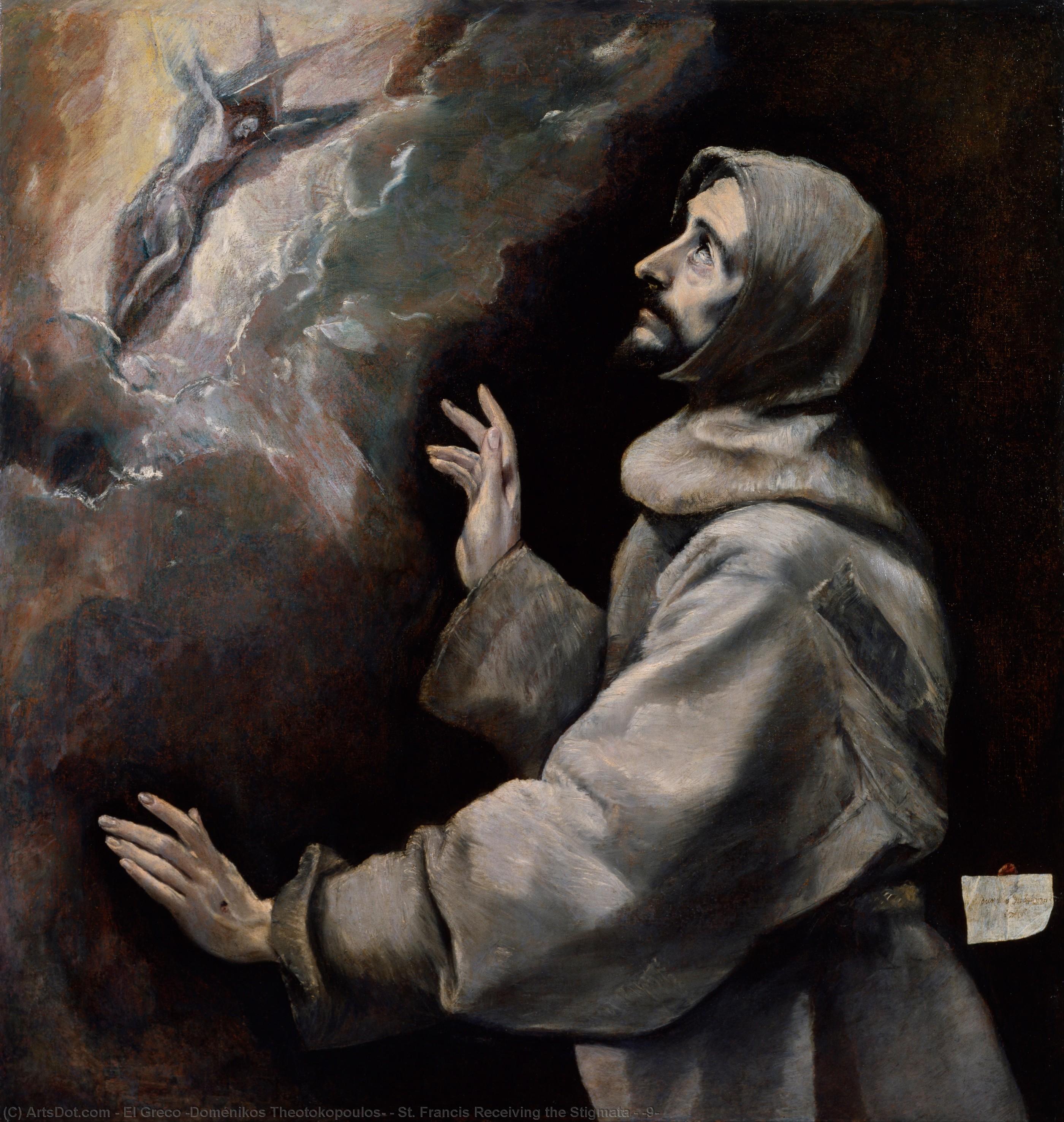 El Greko - St. Francis Receiving the Stigmata - (9)