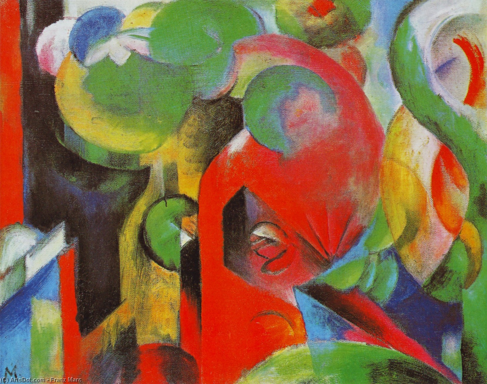 Franz Marc - Small Composition III