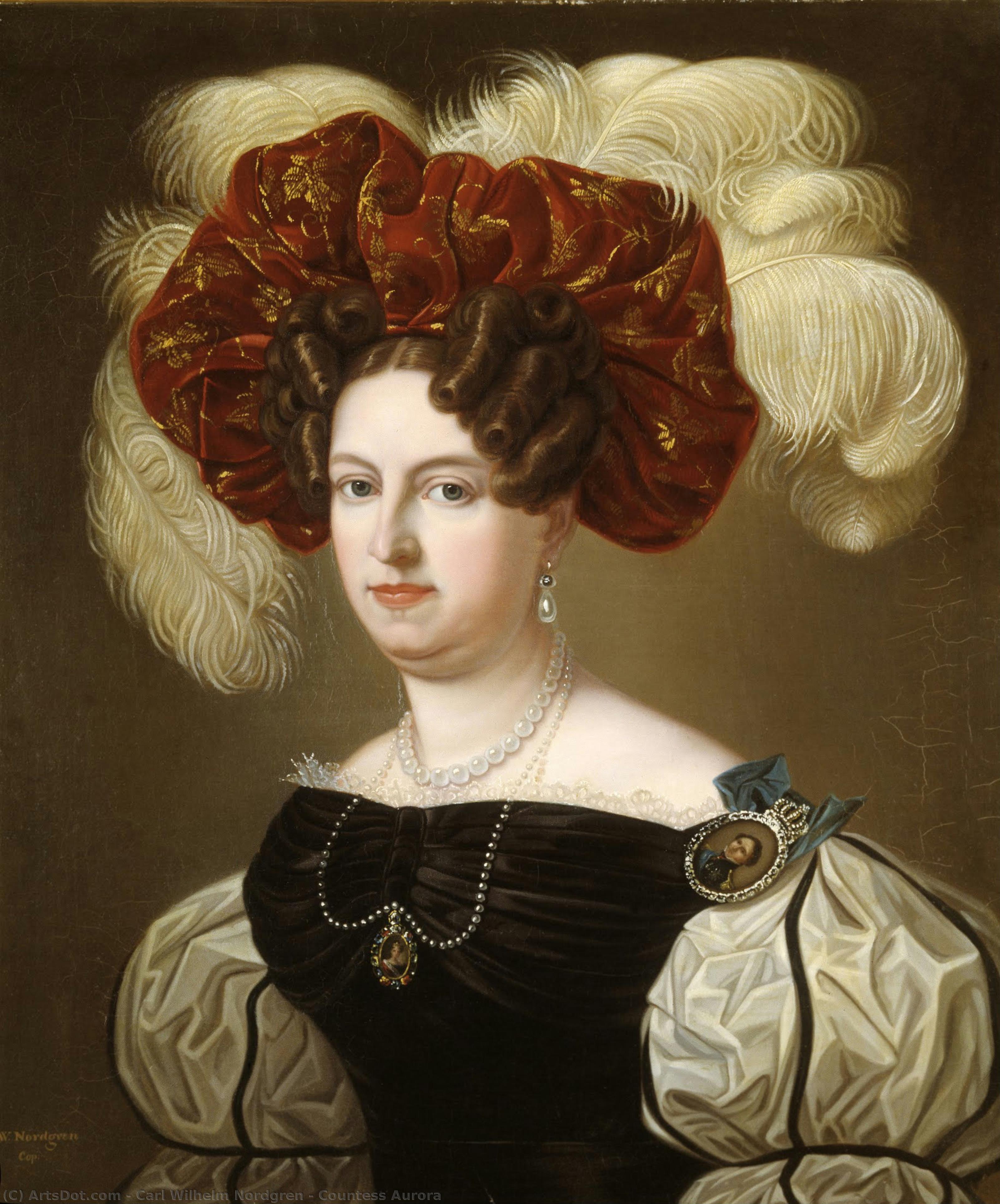 Countess Aurora — Carl Wilhelm Nordgren
