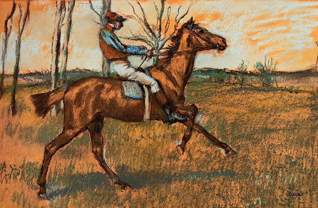 hilaire-germain-edgar degas - Le Jockey
