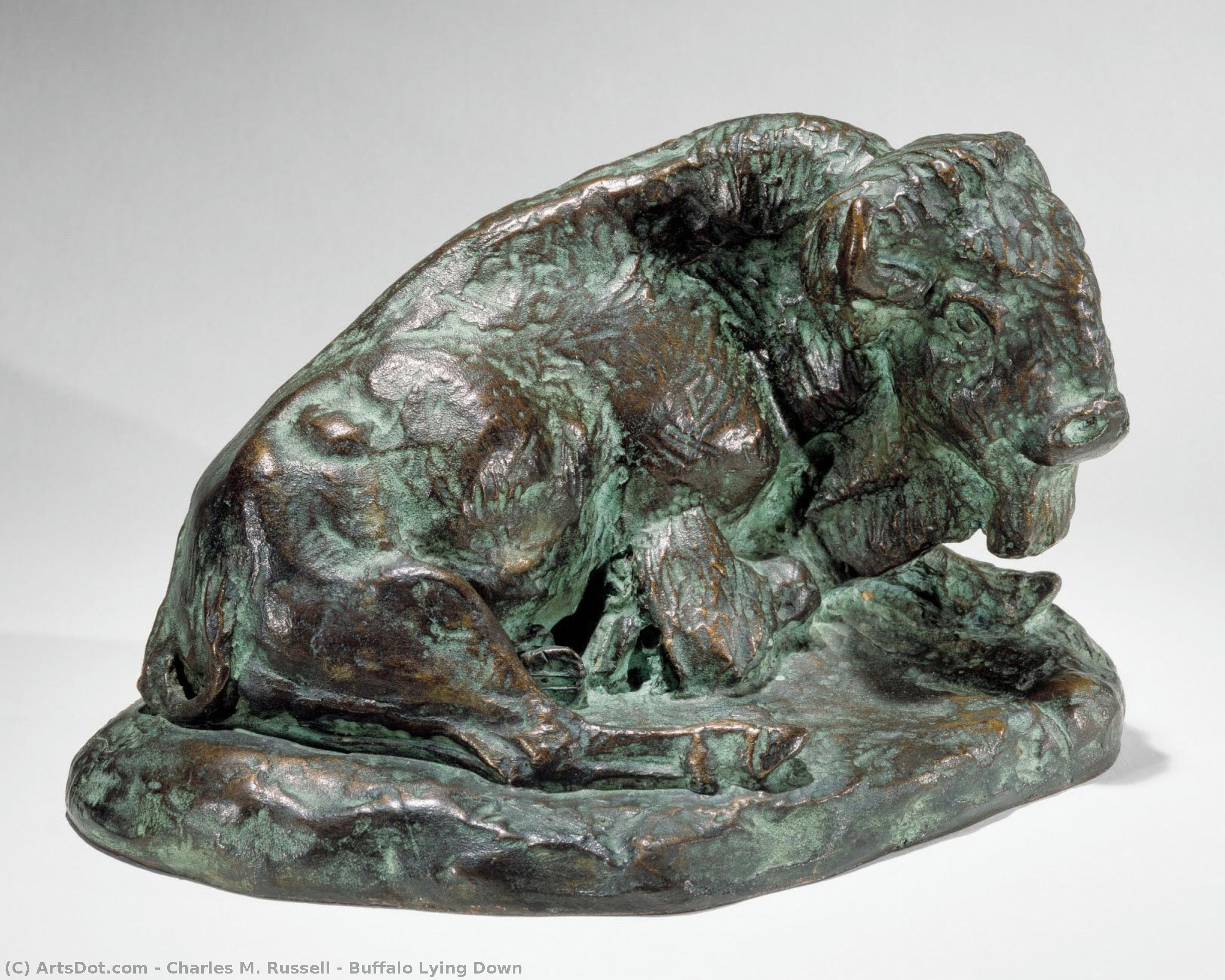 Buffalo Lying Down — Čarlzas Marion Raselas