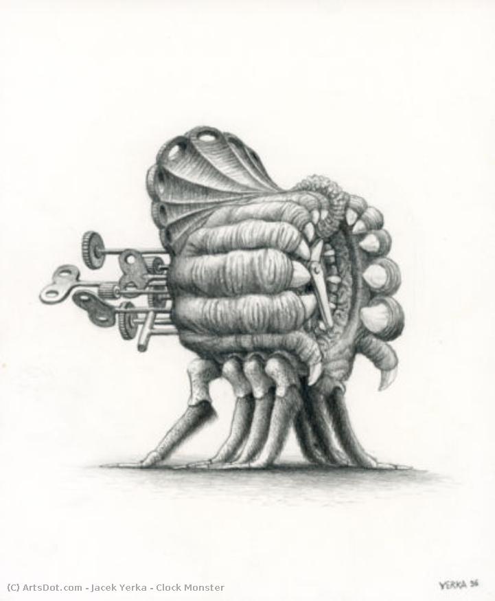 Clock Monster — Jacek Yerka