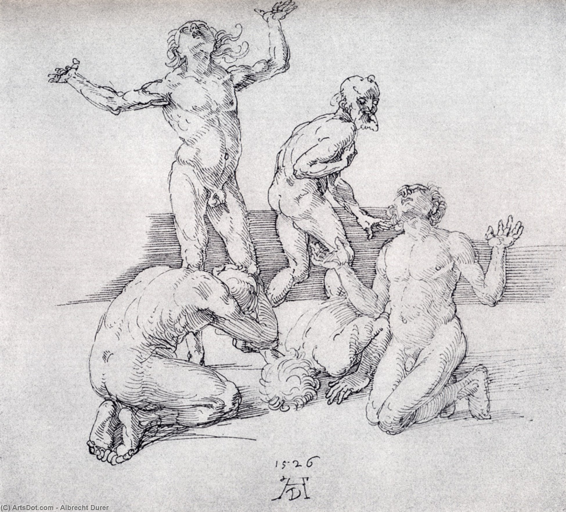 Cinque Nudi — Albrecht Dürer