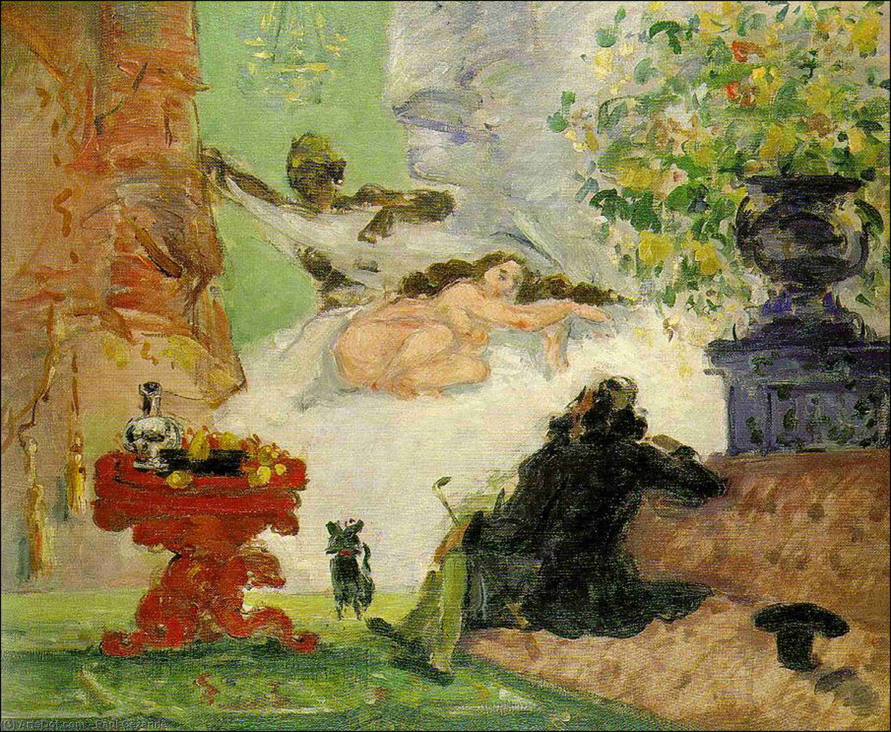 En Moderne Olympia, 1873-74, Musée D'orsay Paris — Paul Cézanne