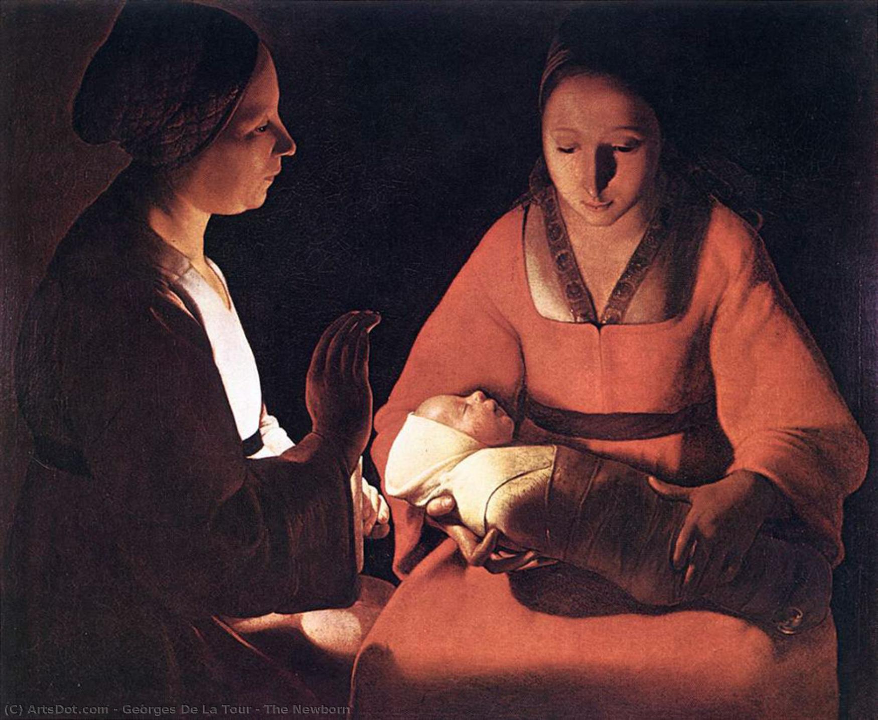 Georges De La Tour - The Newborn