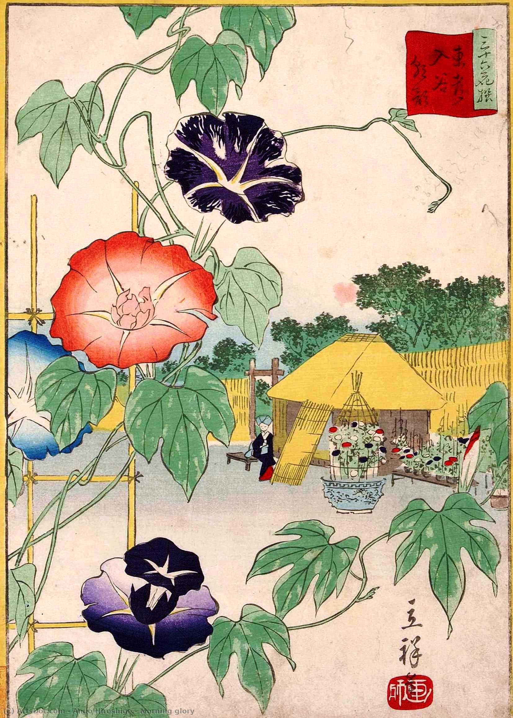 Hiroshige - Morning glory