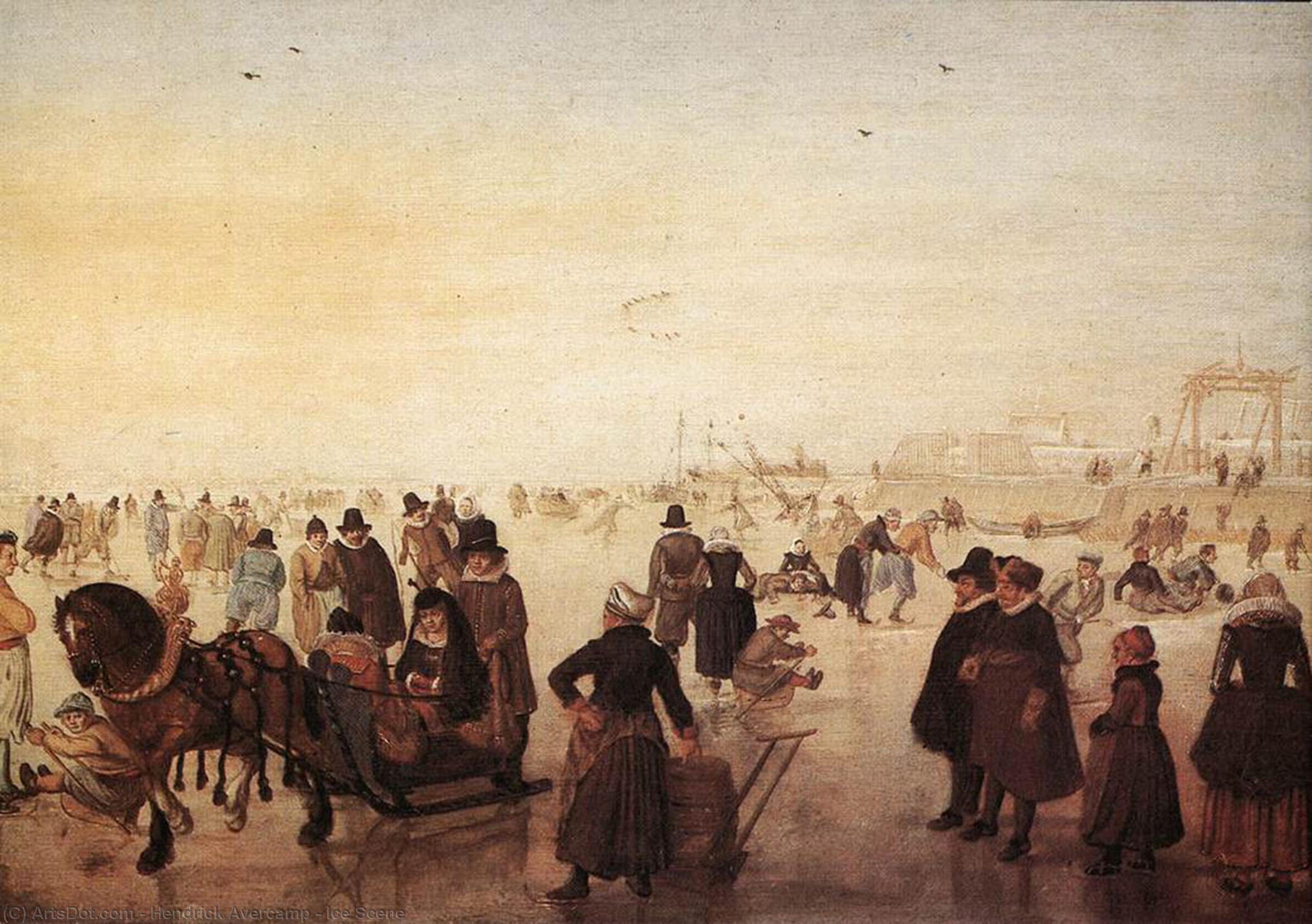 Ice Scene — Hendryk Avercamp