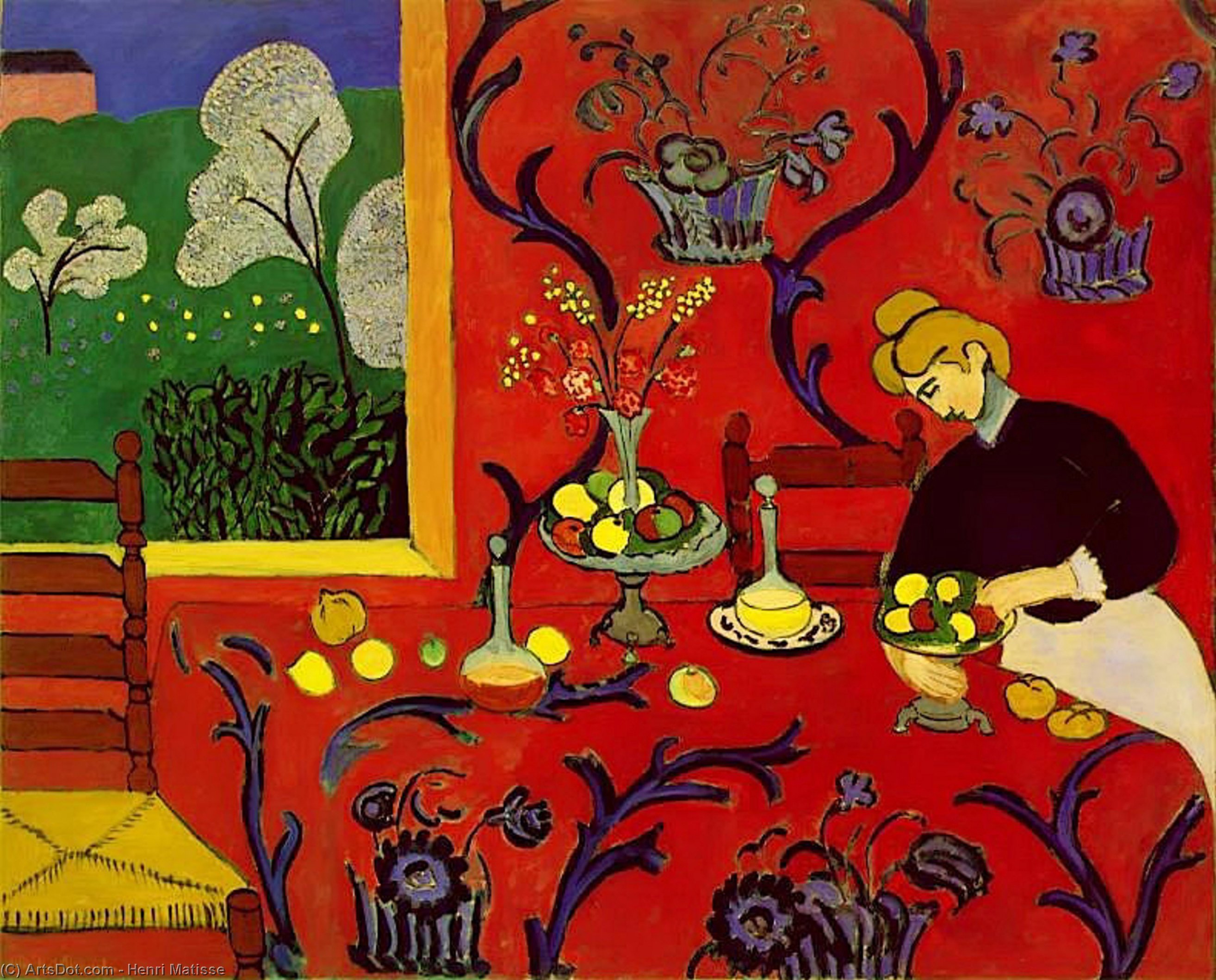Harmonie In Rood — Henri Matisse