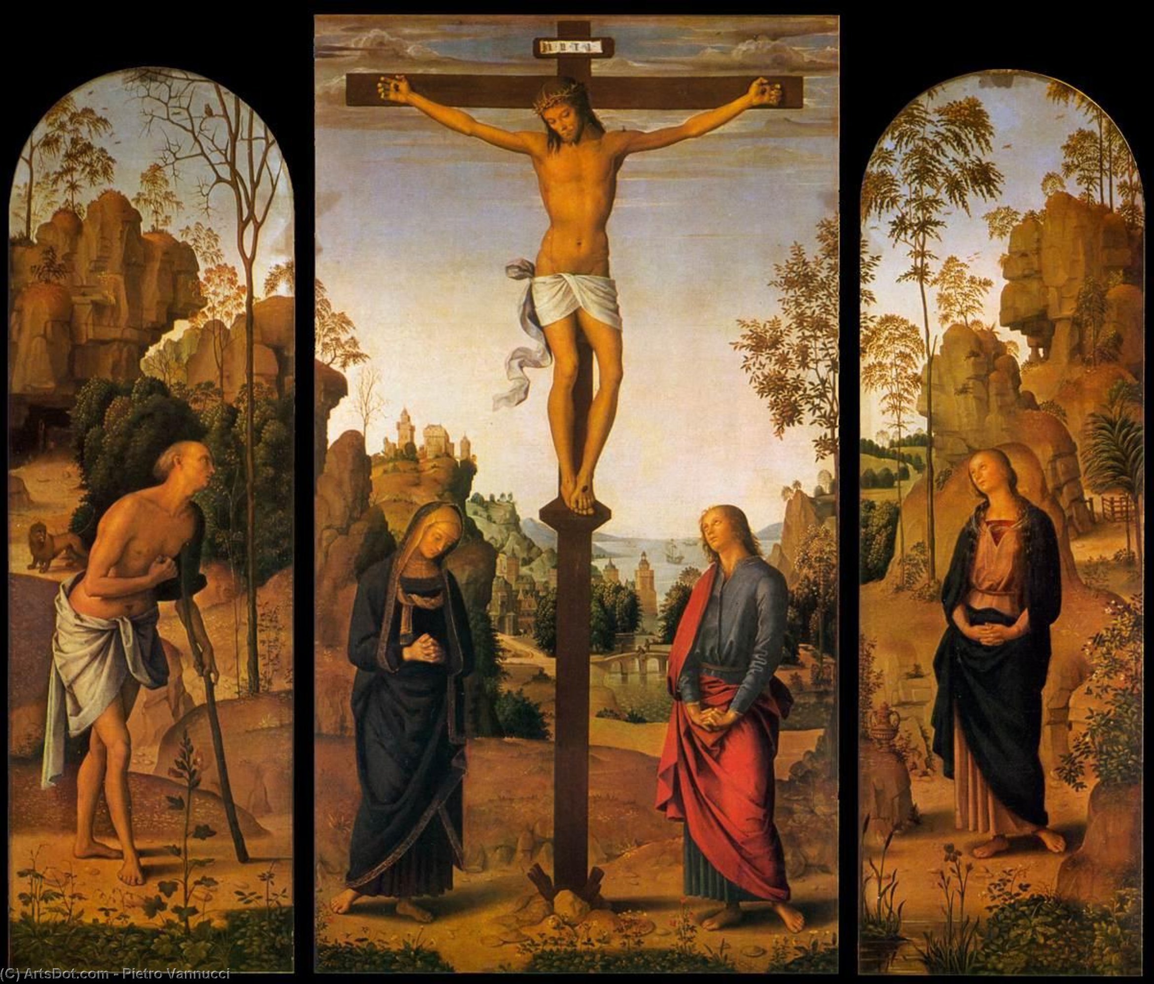 Pietro Vannucci (Le Perugino) - The Galitzin Triptych