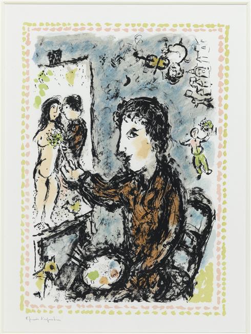 Scena Nello Studio — Marc Chagall