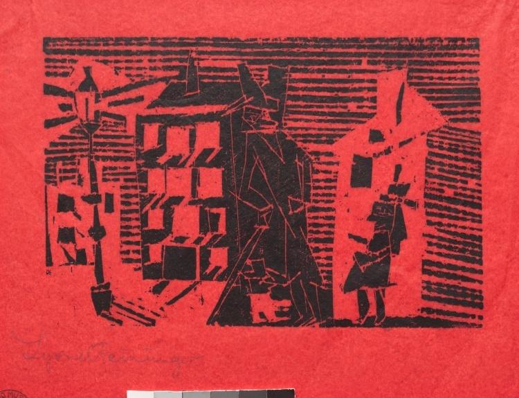 City At Night — Lyonel Feininger