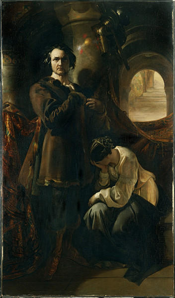 Macready As Werner — Daniel Maclise