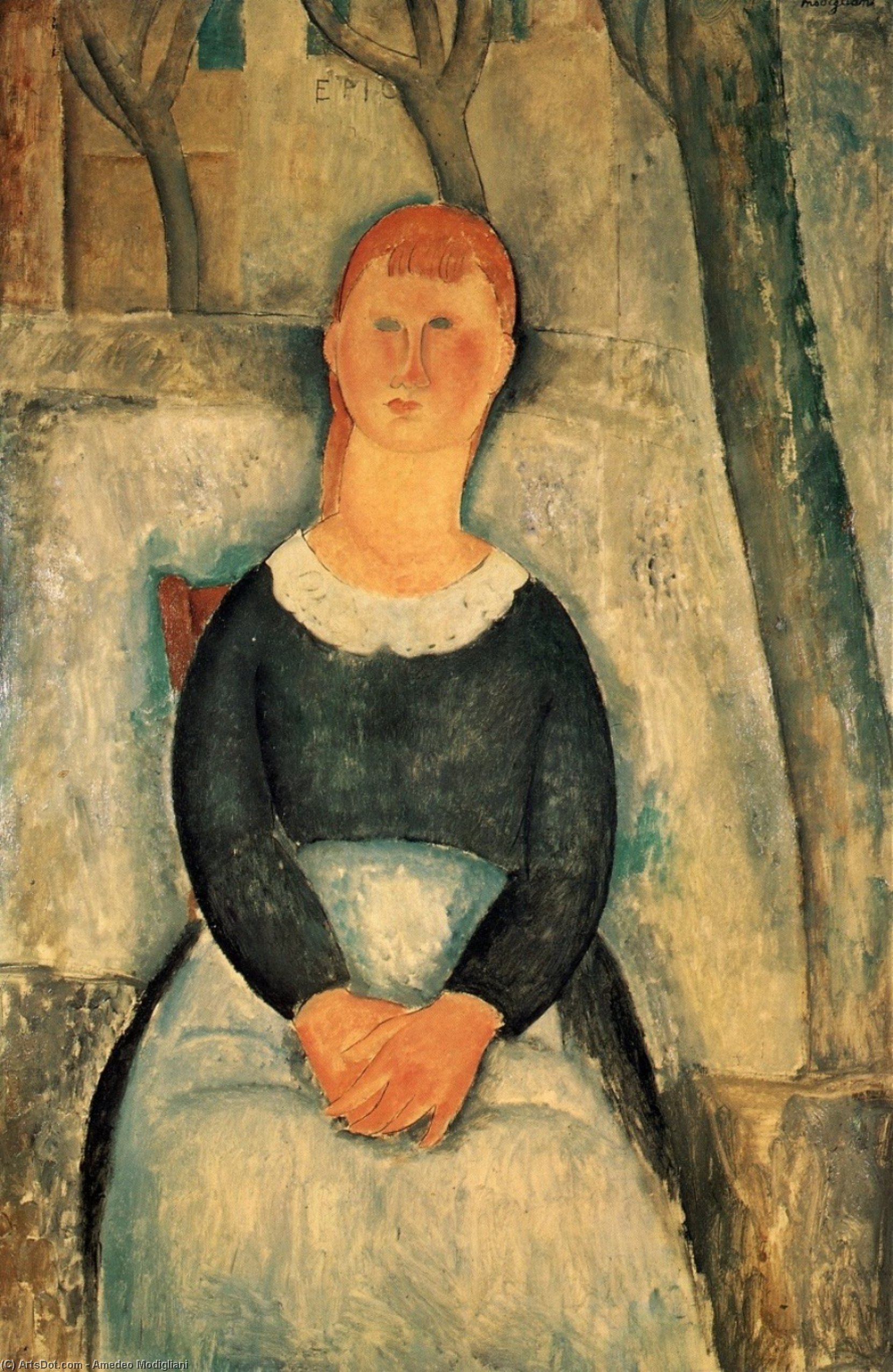 Die Süße Gemüsehändlerin — Amedeo Modigliani