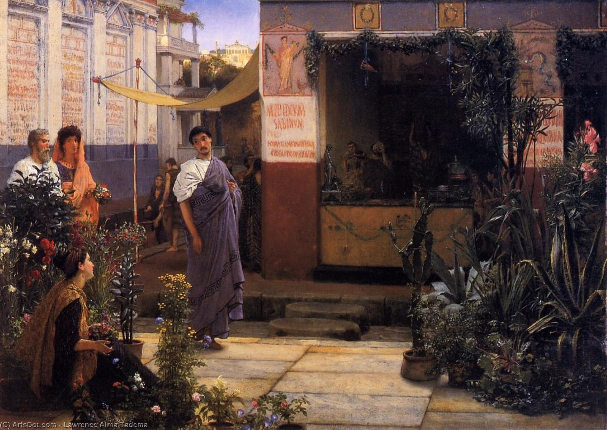 Лоренс Алма Тадема - The Flower Market