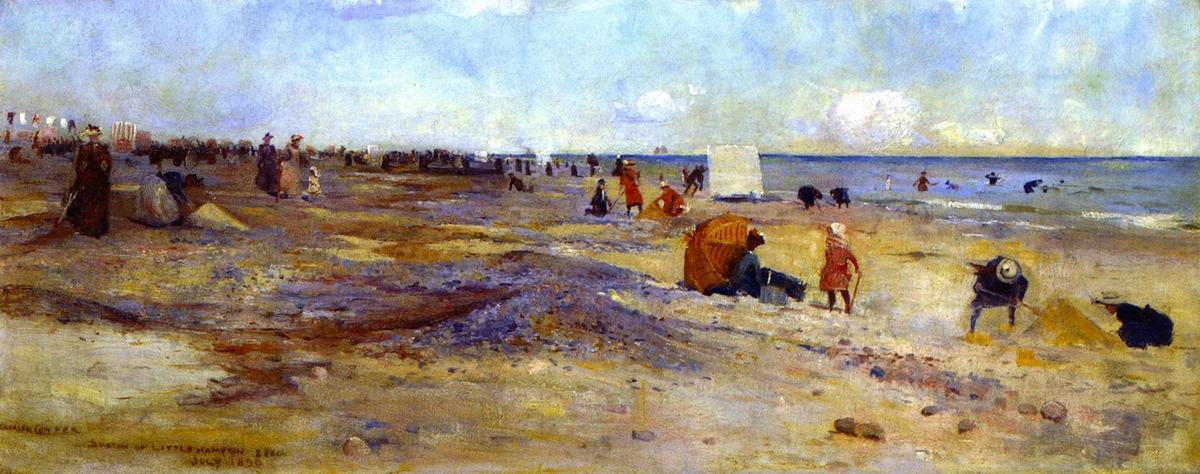 Desen De Plaja Littlehapton — Charles Edward Conder