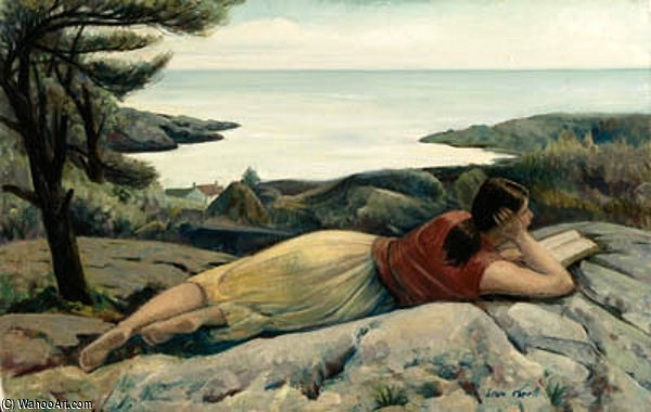 Leon Kroll - Blanche Reading