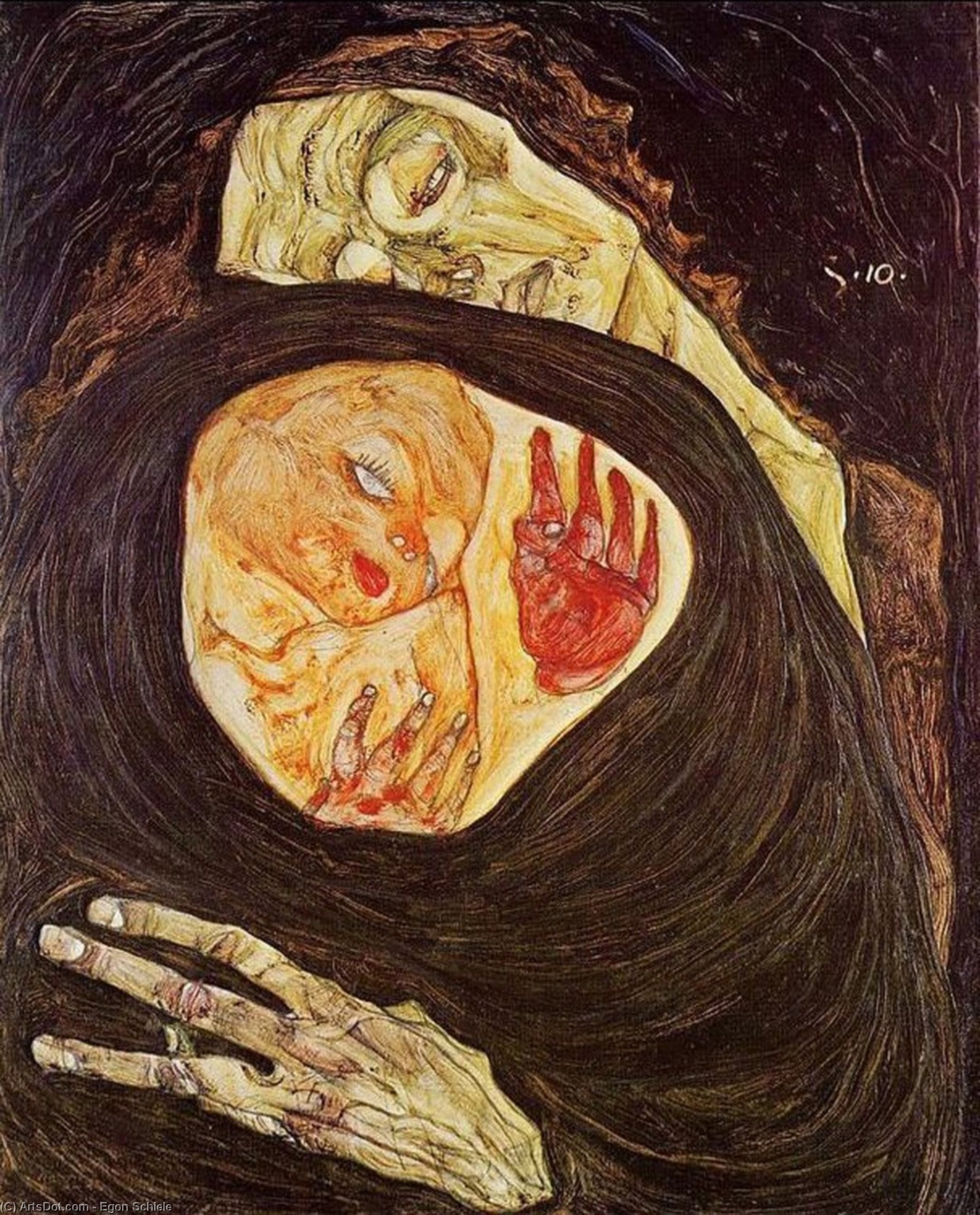 Egon Schiele - Dead Mother