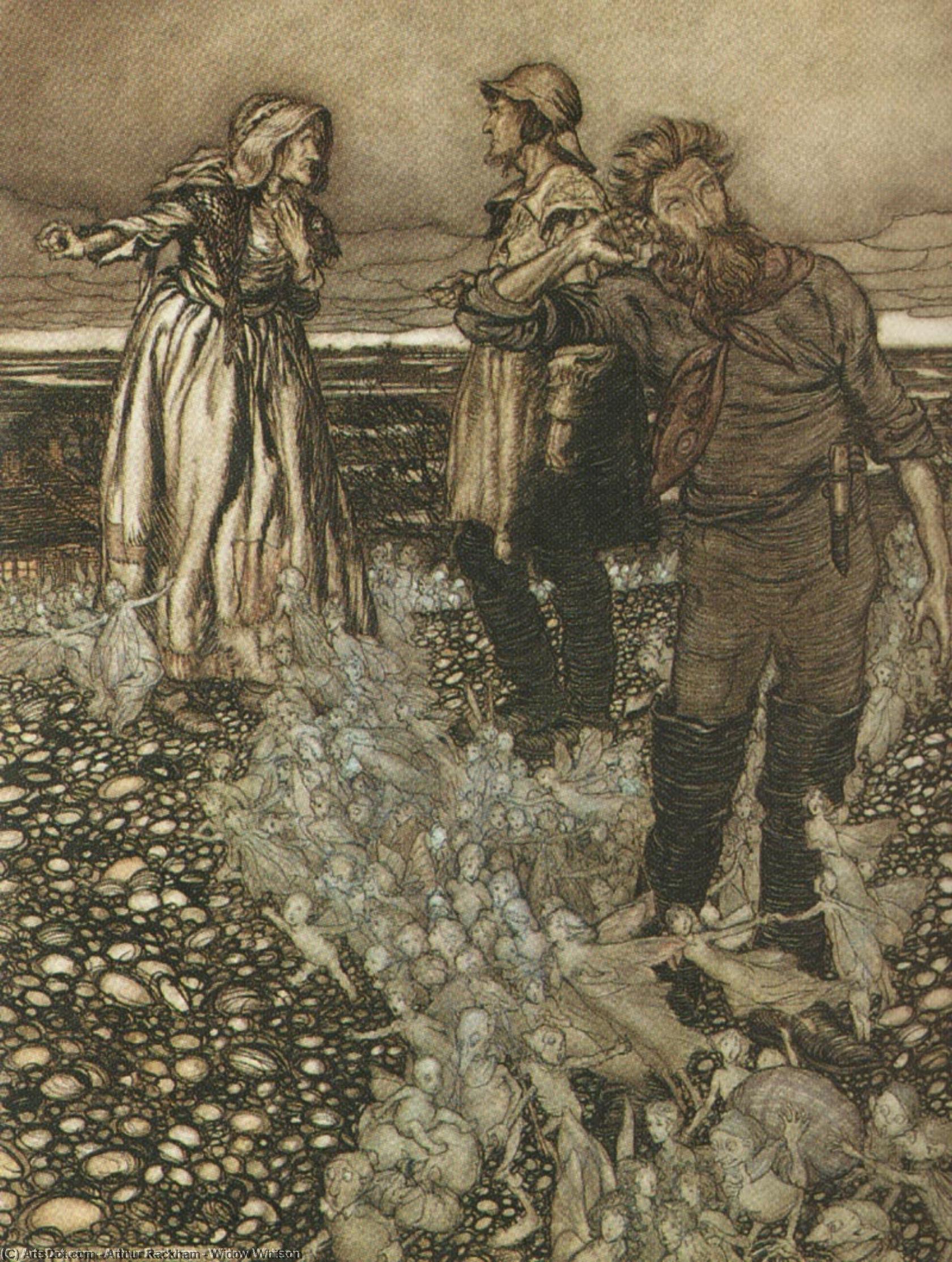 Widow Whitson — Arthur Rackham