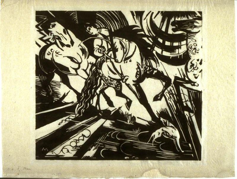 Franz Marc - Riding School