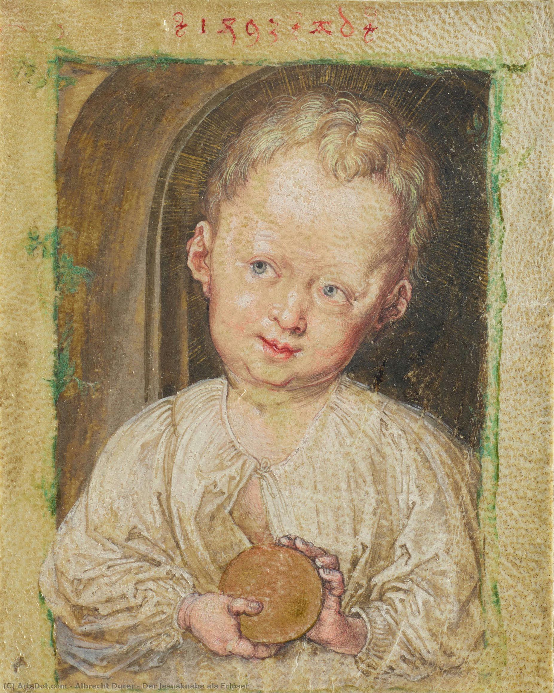 Albrecht Dürer - Der Jesusknabe als Erlöser
