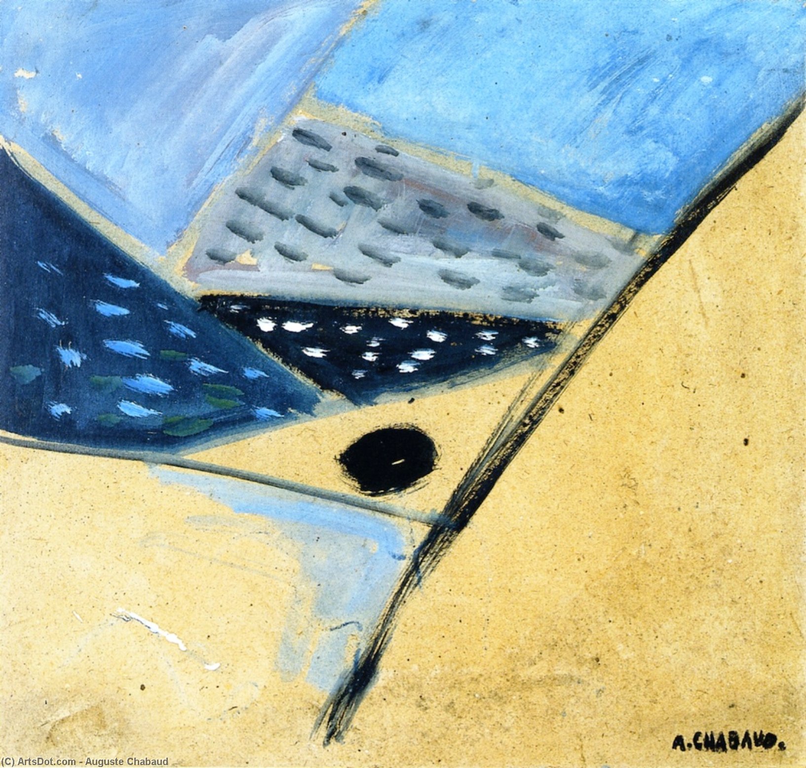 Landscape (abstract) — Auguste Chabaud