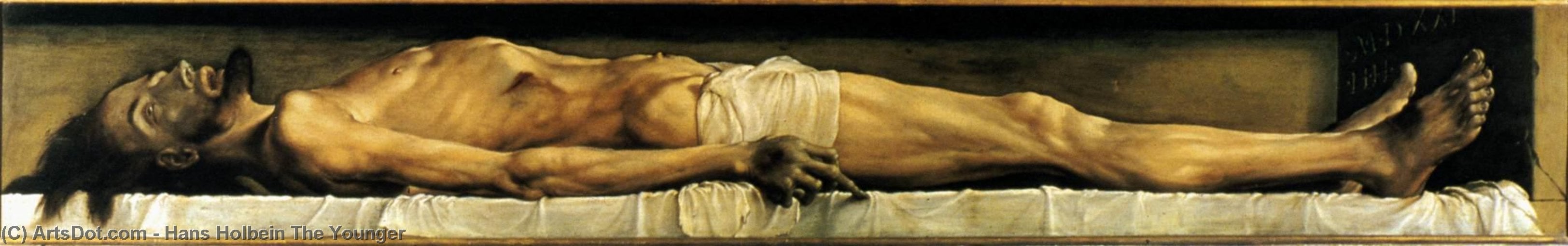 Hans Holbein ml. - Těla mrtvého Krista v sarkofágu