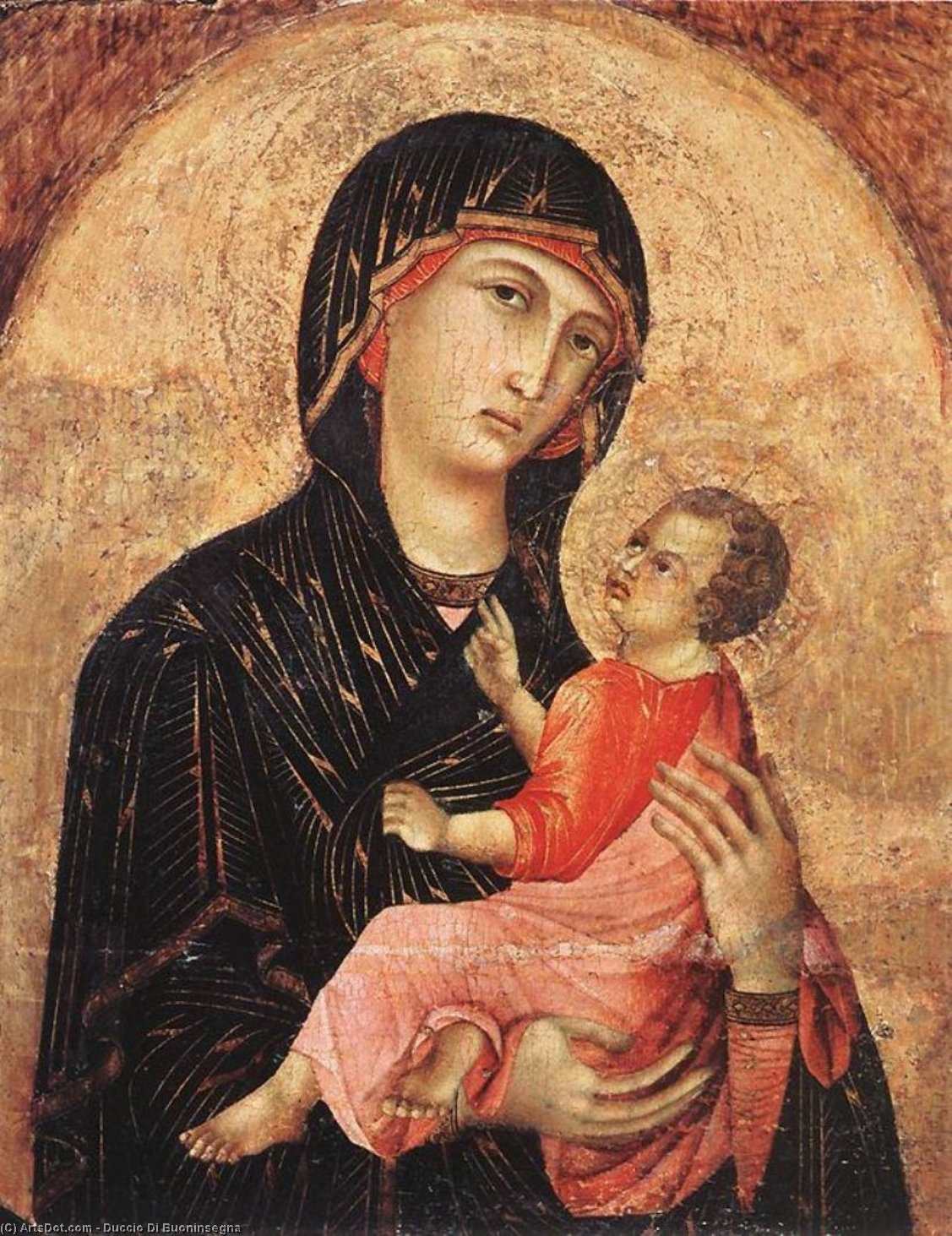 Meryem Ve Çocuk (no. 593) — Duccio