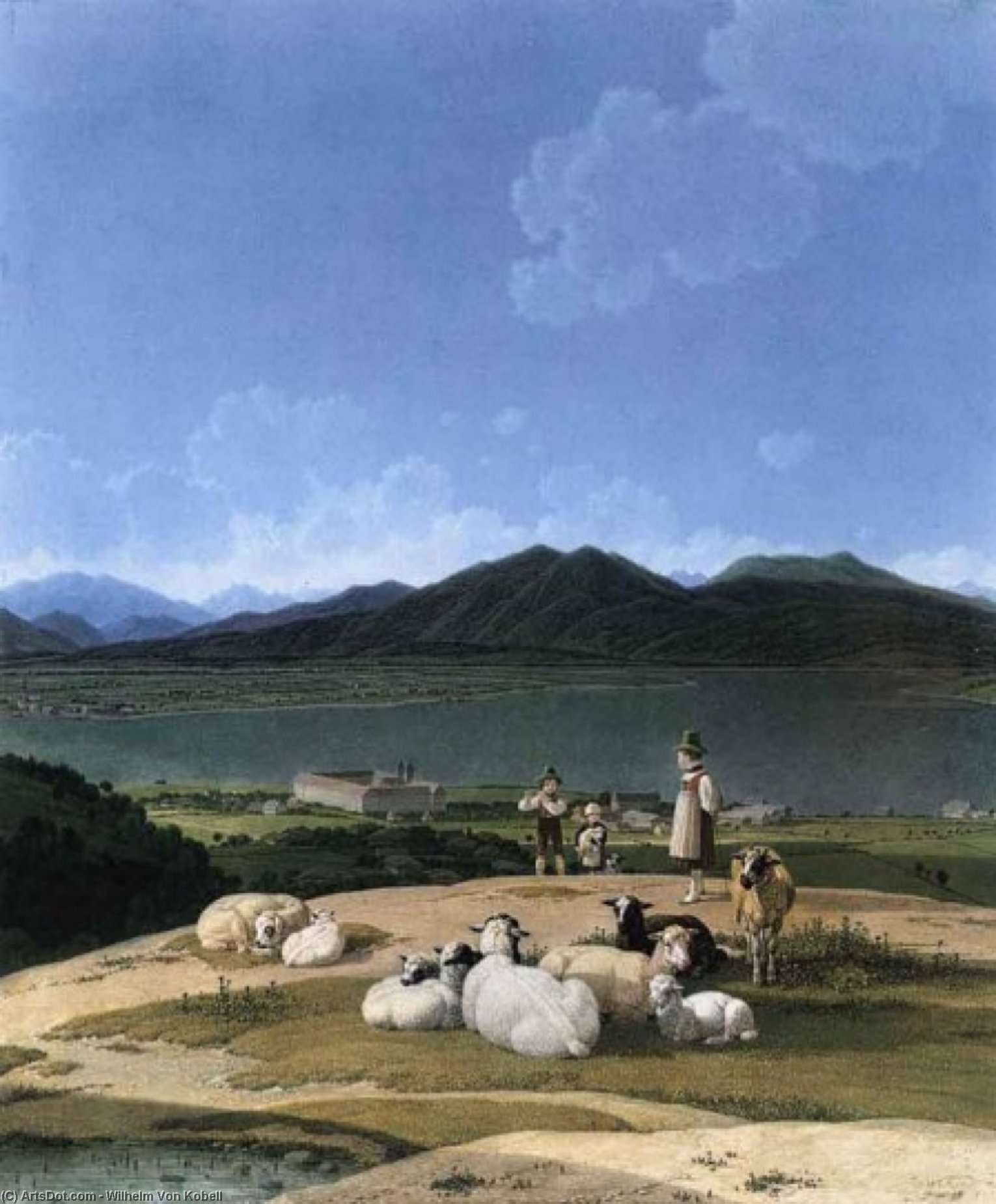 Widok Jeziora Tegernsee — Wilhelm Von Kobell