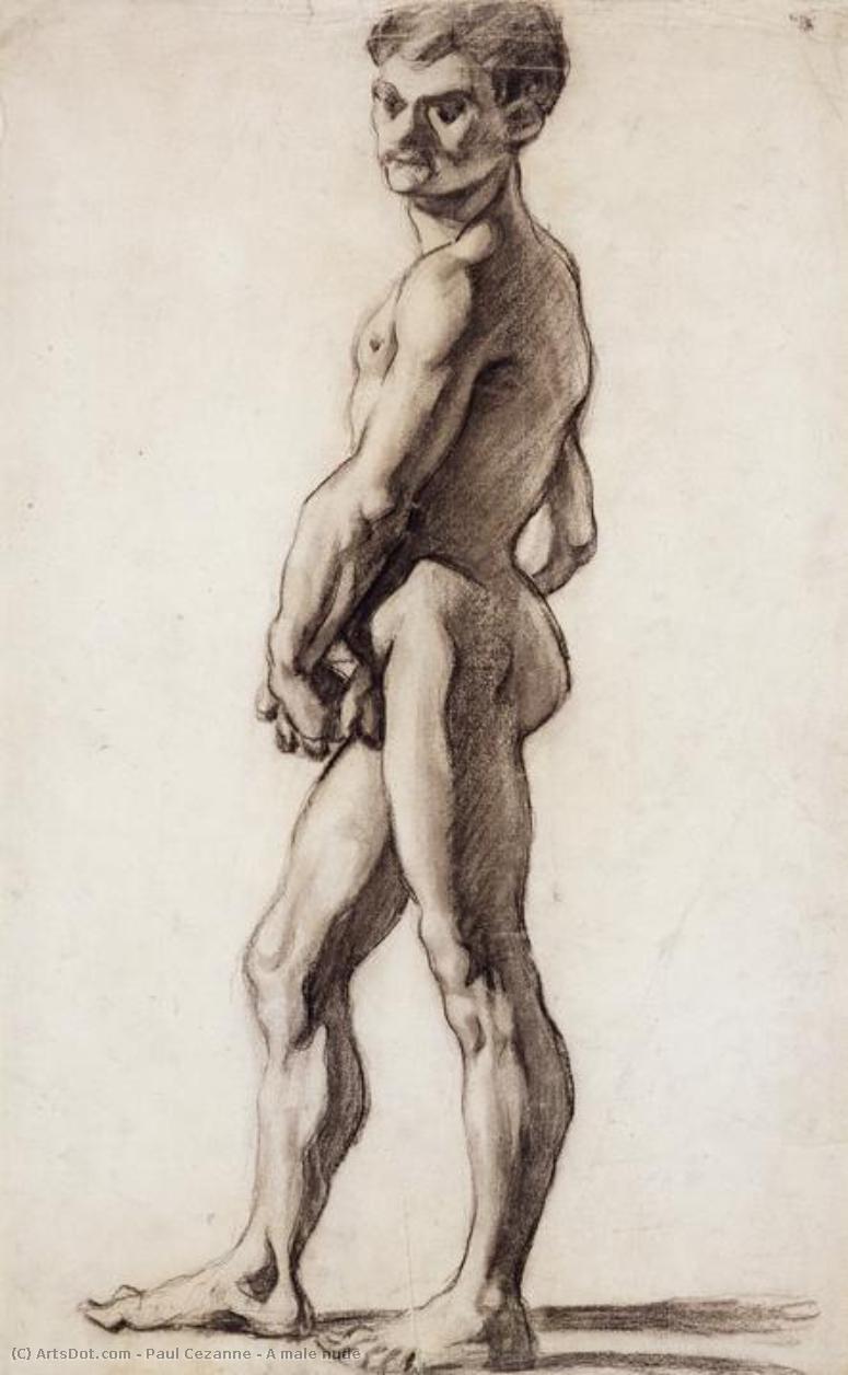 Ein Männlicher Nackt — Paul Cézanne