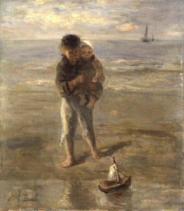 The Toy Boat — Jozef Israëls