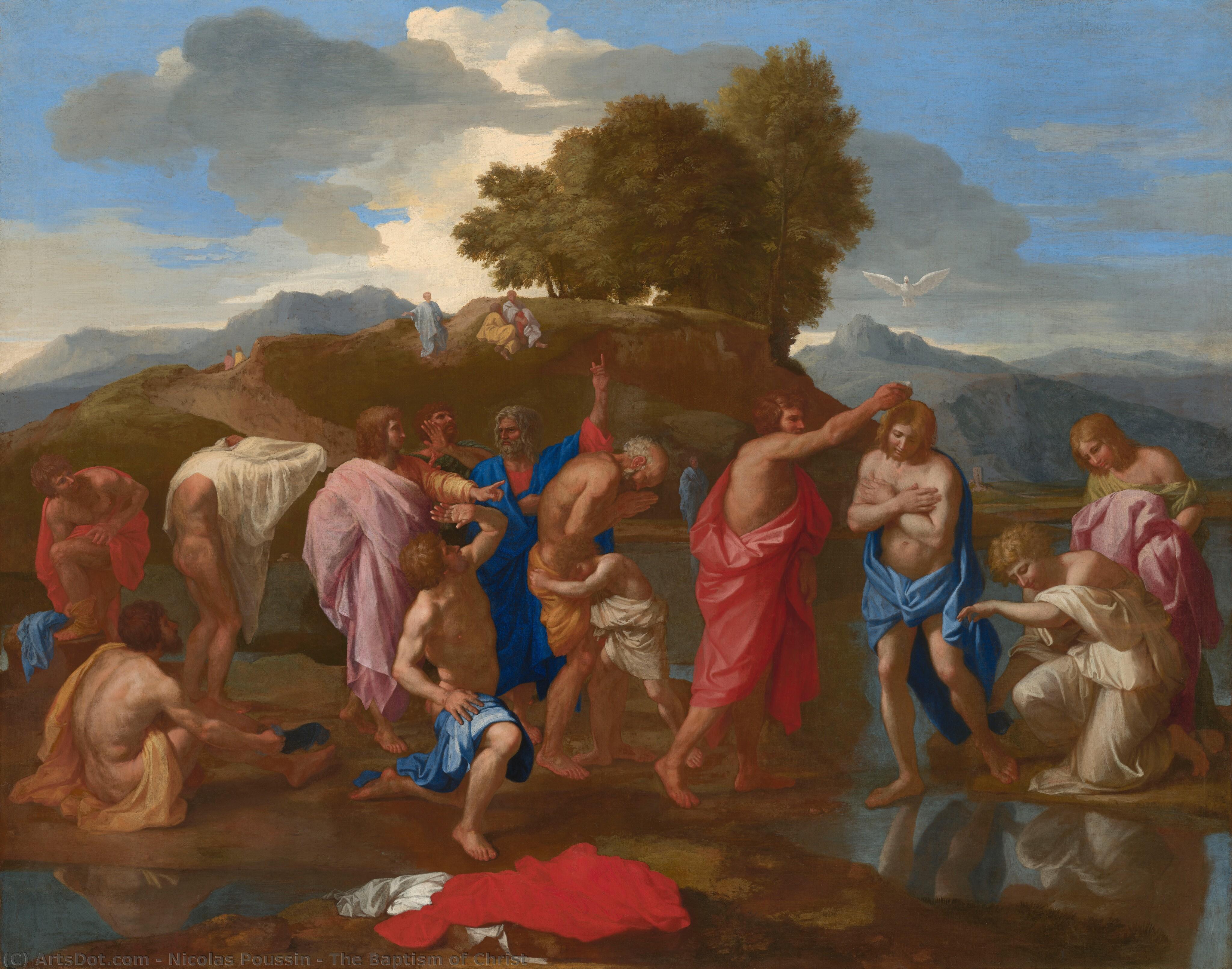 Nicolas Poussin - De Dopenis van Christus